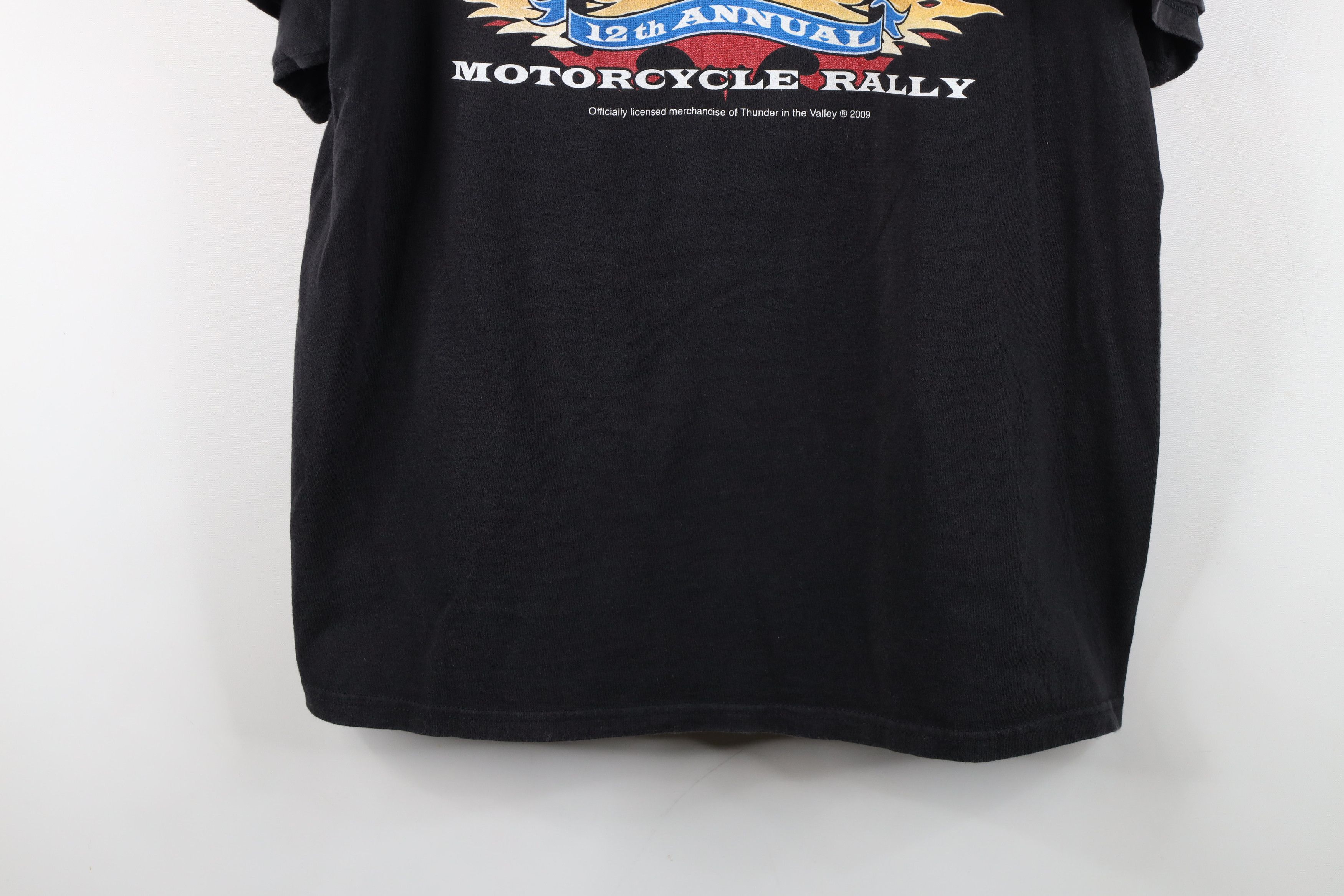 Vintage Vintage Y2K Johnstown Motorcycle Rally Fire Tribal T-Shirt Size US L / EU 52-54 / 3 - 3 Thumbnail