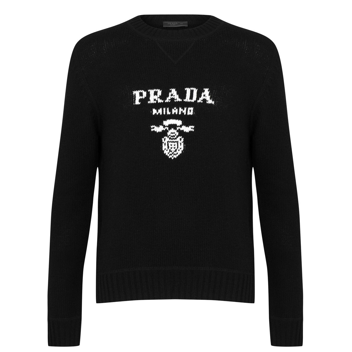 Prada PRADA Logo Jumper Size US XL / EU 56 / 4 - 1 Thumbnail