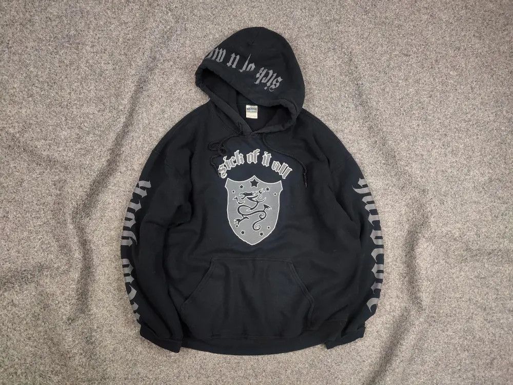 Other 90s Vintage Sick Of It All City Of New York Hardcore Hoodie Size US L / EU 52-54 / 3 - 1 Thumbnail