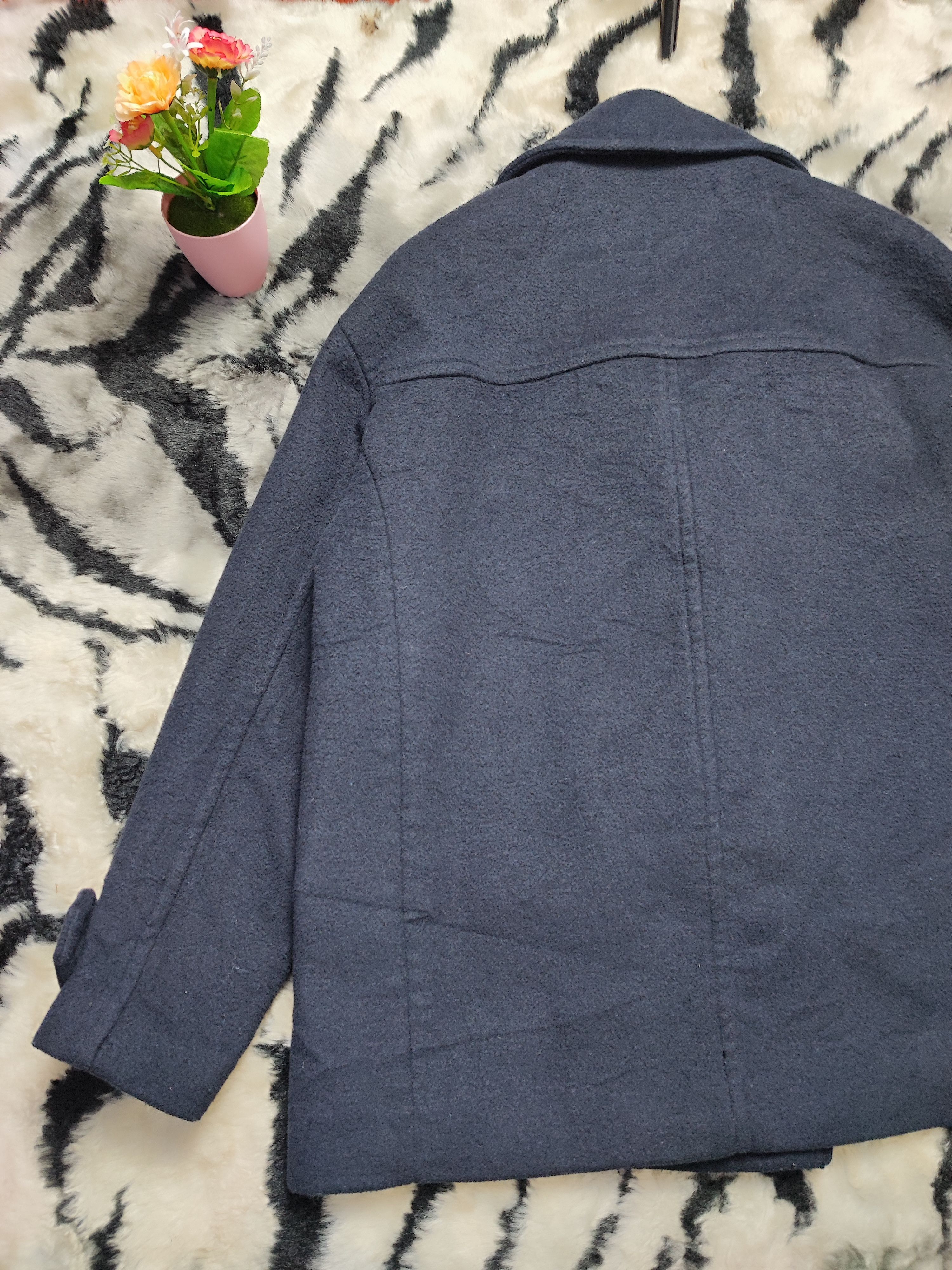 Designer Wool Jacket Inspired Issey Miyake Size US M / EU 48-50 / 2 - 10 Thumbnail