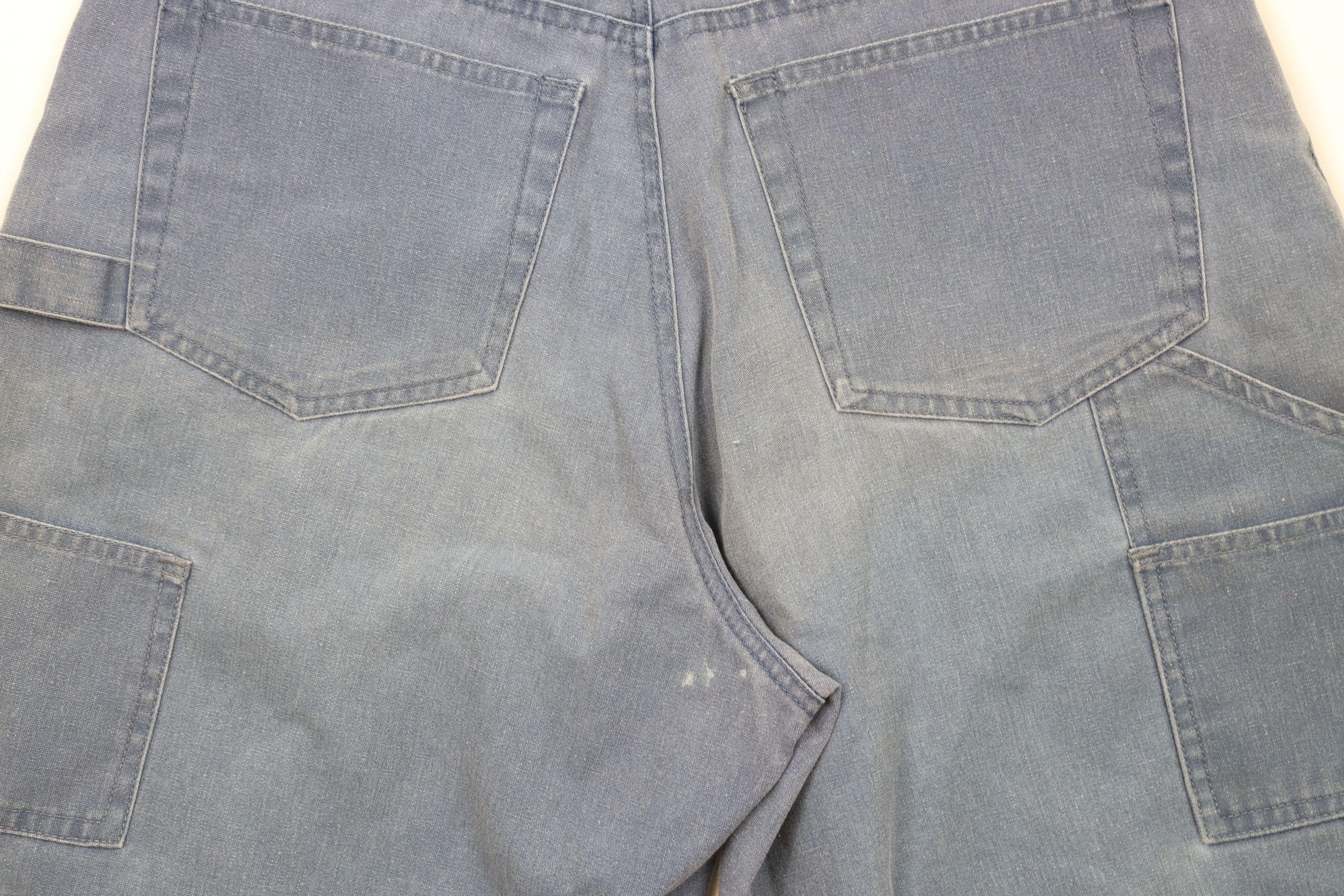 Vintage Vintage 90s Streetwear Knee Pigment Dye Stonewash Shorts Size US 30 / EU 46 - 11 Thumbnail