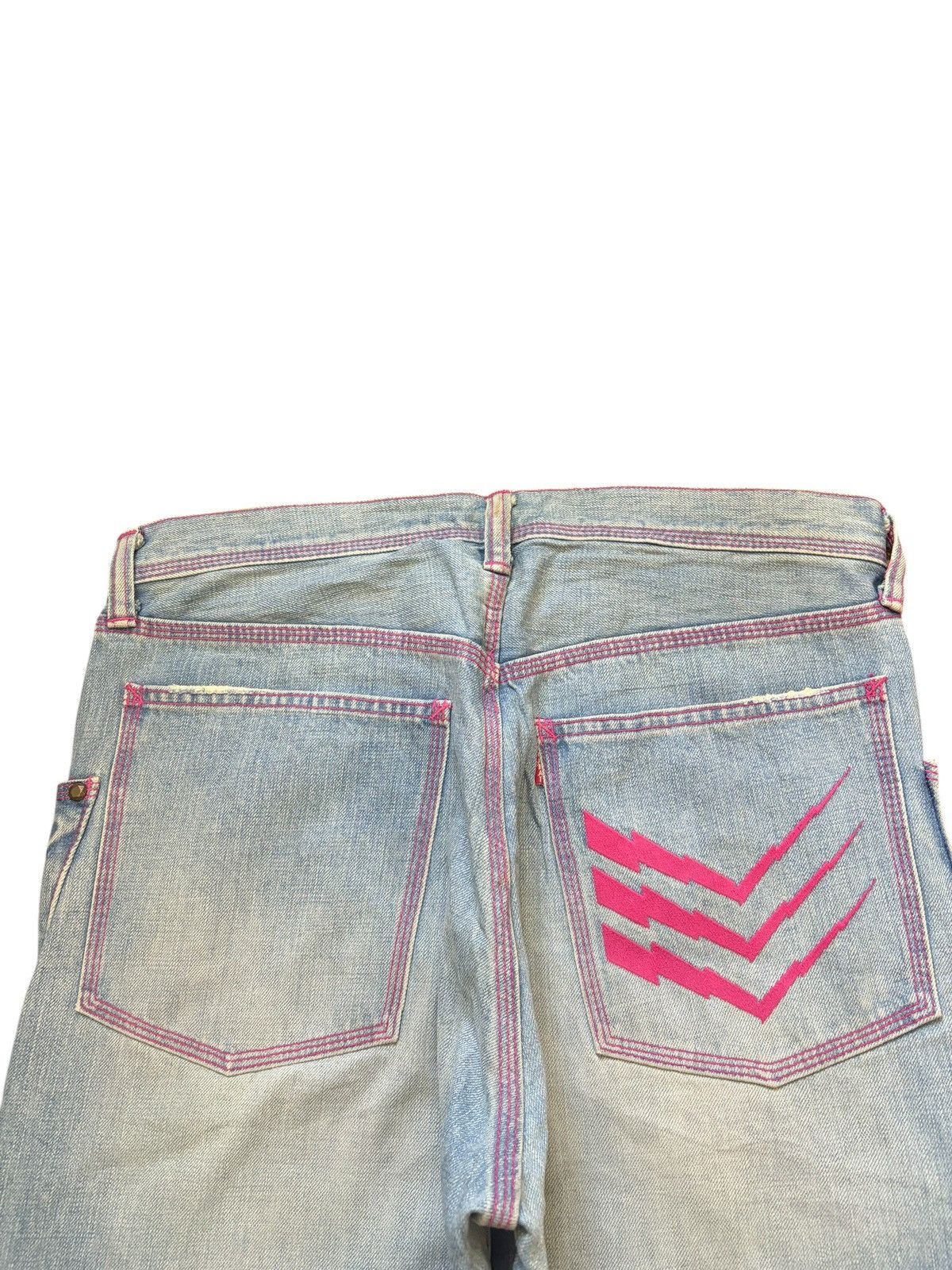 Fubu Vintage Japanese Brand Faded Wash Distress Baggy Jeans Size US 32 / EU 48 - 4 Thumbnail