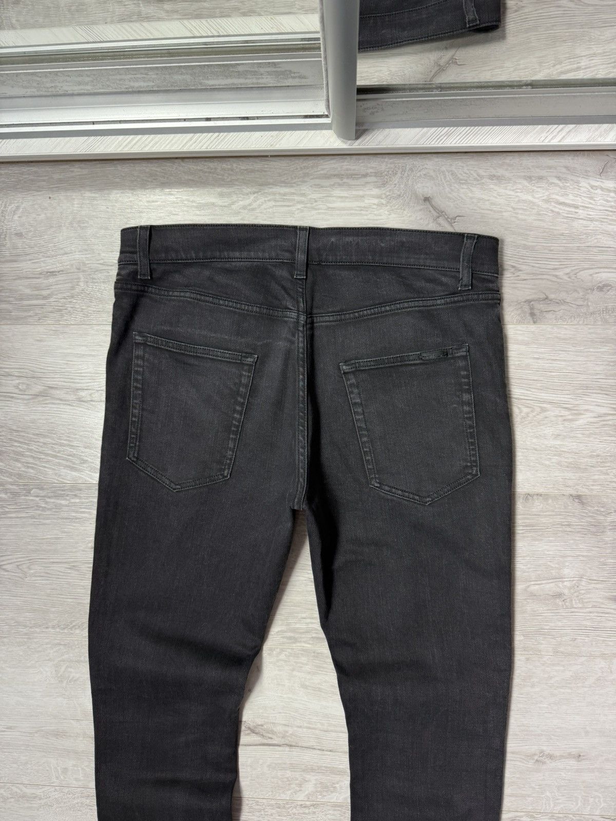 Saint Laurent Paris Saint Laurent Paris Washed Black D02 M/SK-LW Jean Denim Pant Size US 33 - 9 Thumbnail