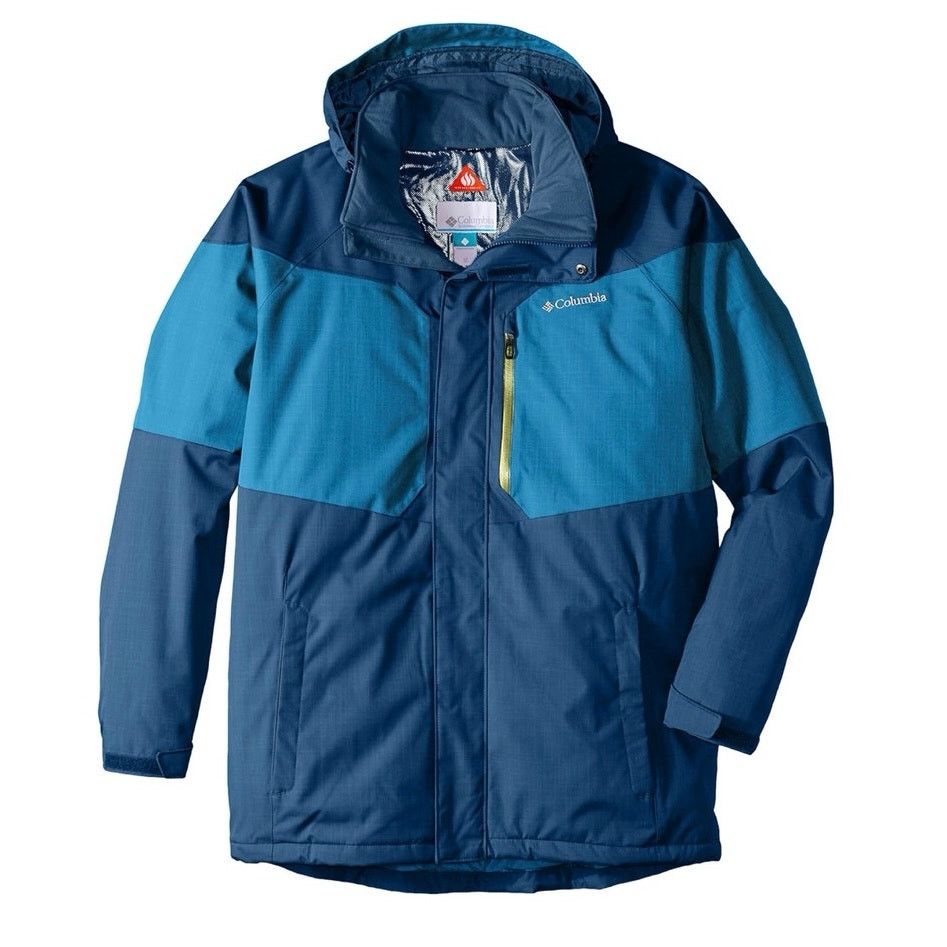 Columbia Men's Omi Heat Alpine Action Jacket blue large