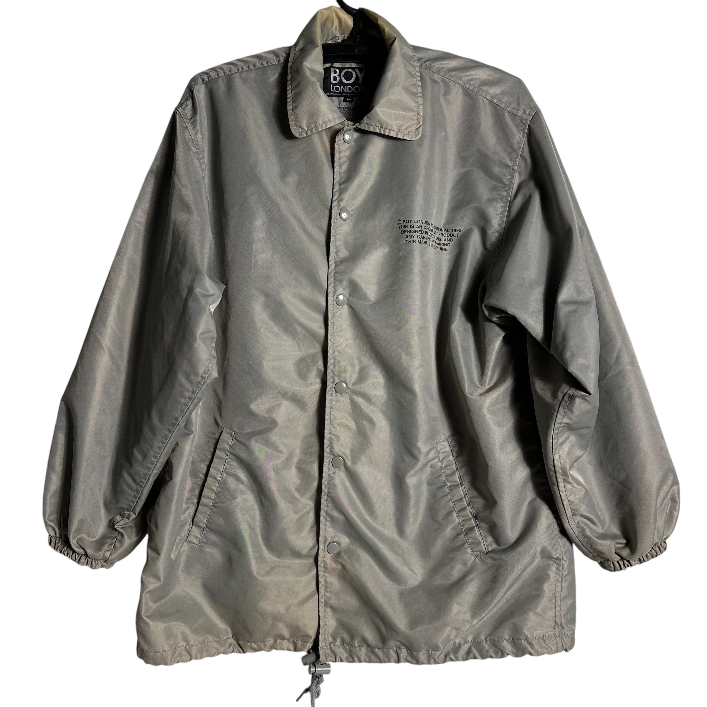 Boy London × Vintage 🔥RARE🔥Vintage Boy London Big Logo Button Down Windbreaker Size US M / EU 48-50 / 2 - 4 Thumbnail