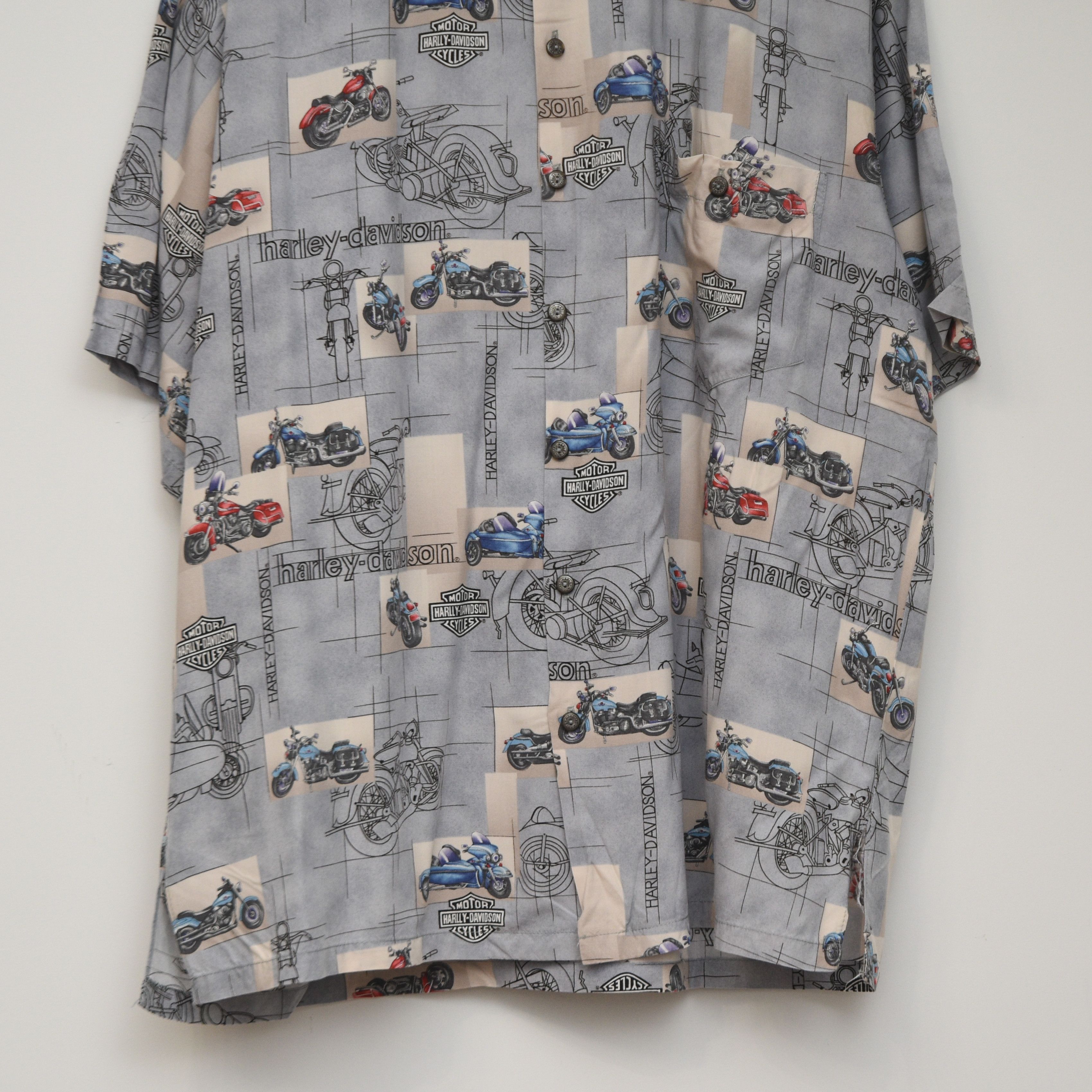 Harley Davidson Harley Davidson Tori Richard Hawaiian AOP Motorcycle Shirt Size US L / EU 52-54 / 3 - 4 Thumbnail