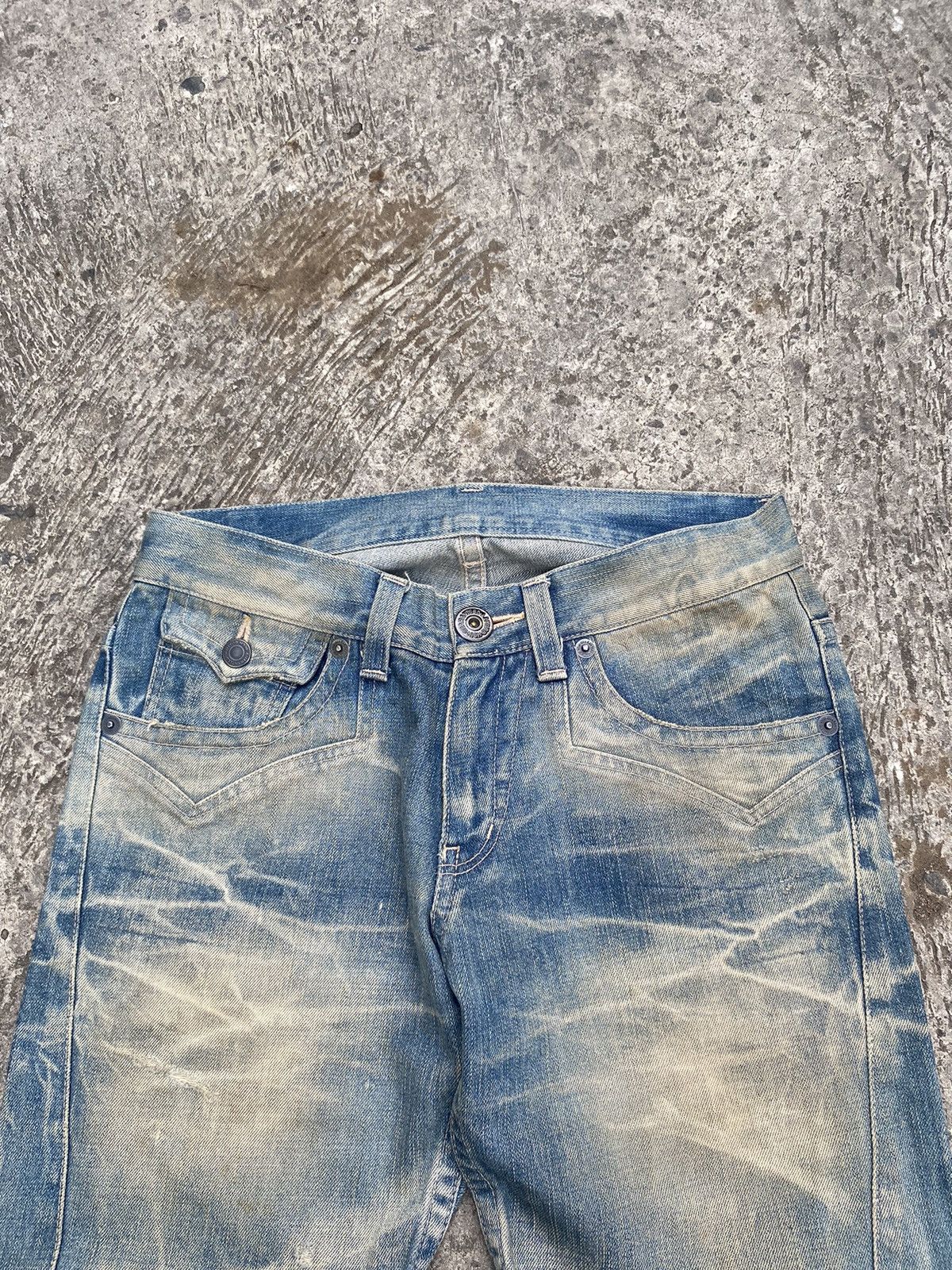 If Six Was Nine × Japanese Brand × Le Grande Bleu (L.G.B.) Ratle trap bootcut denim pants Size US 30 / EU 46 - 2 Thumbnail
