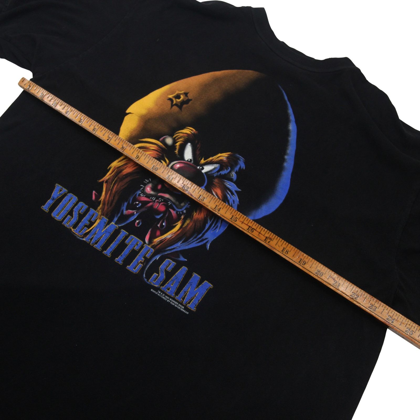 Vintage × Warner Bros Vintage 1993 Warner Bros Yosemite Sam Graphic T Shirt Size US XL / EU 56 / 4 - 6 Thumbnail