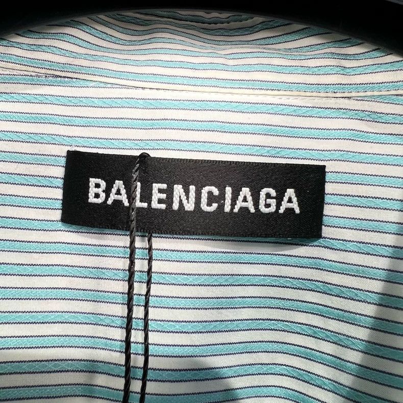 Balenciaga Balenciaga size 38 Back Letter Stripe Shirt 2502-Nextarrow Size US L / EU 52-54 / 3 - 6 Thumbnail