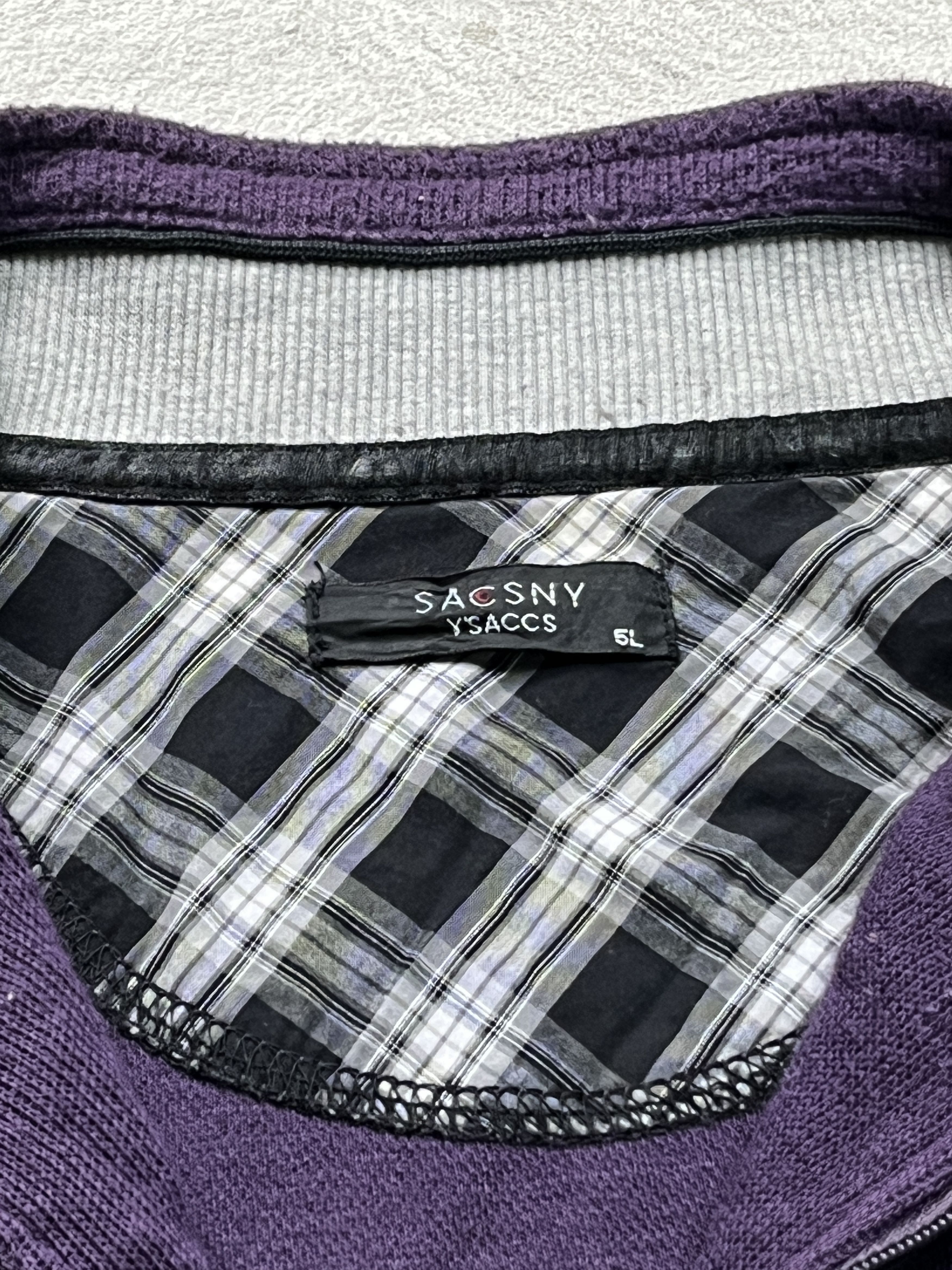 Sacai SACSNY Y'SACCS by Yohji Yamamoto (Halfzip Pocket Sweatshirt) Size US L / EU 52-54 / 3 - 4 Thumbnail