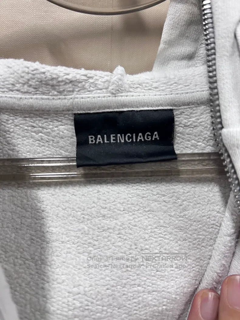Balenciaga Balenciaga Smiling Zipper Hooded Long-sleeve Sweatshirt Size US L / EU 52-54 / 3 - 5 Thumbnail