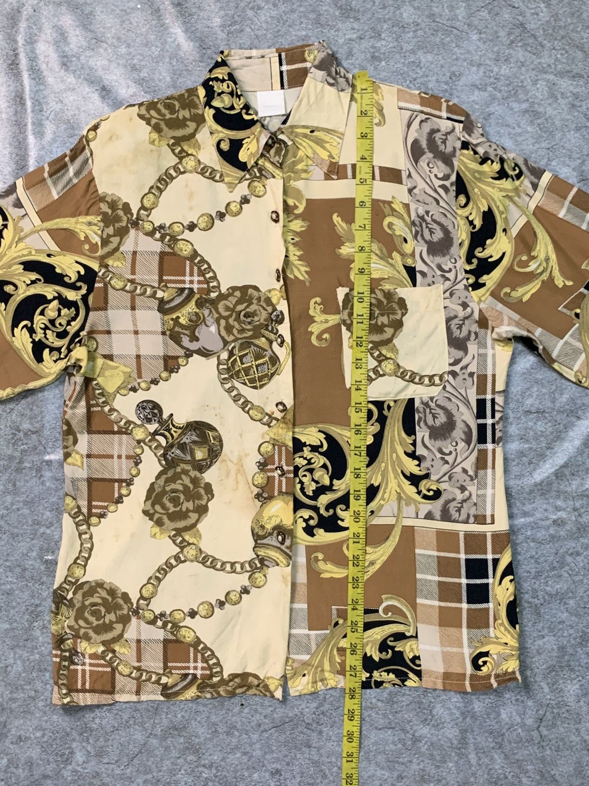 Ungaro Paris Rare Design Vintage Paris Unique Long Sleeve Blouse Size M / US 6-8 / IT 42-44 - 9 Thumbnail