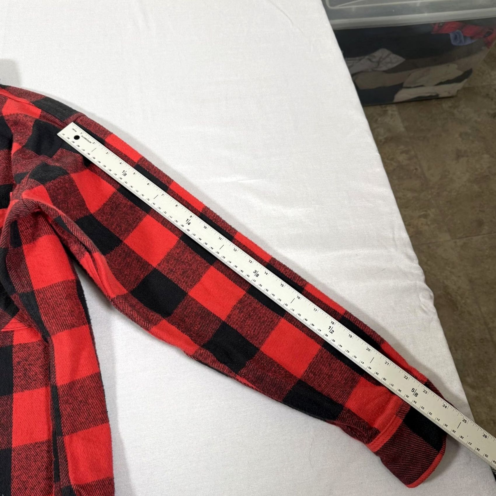 Vintage VINTAGE Five Brother Shirt Men M Red Buffalo Plaid Flannel Heavy Cotton 90s Size US M / EU 48-50 / 2 - 7 Thumbnail