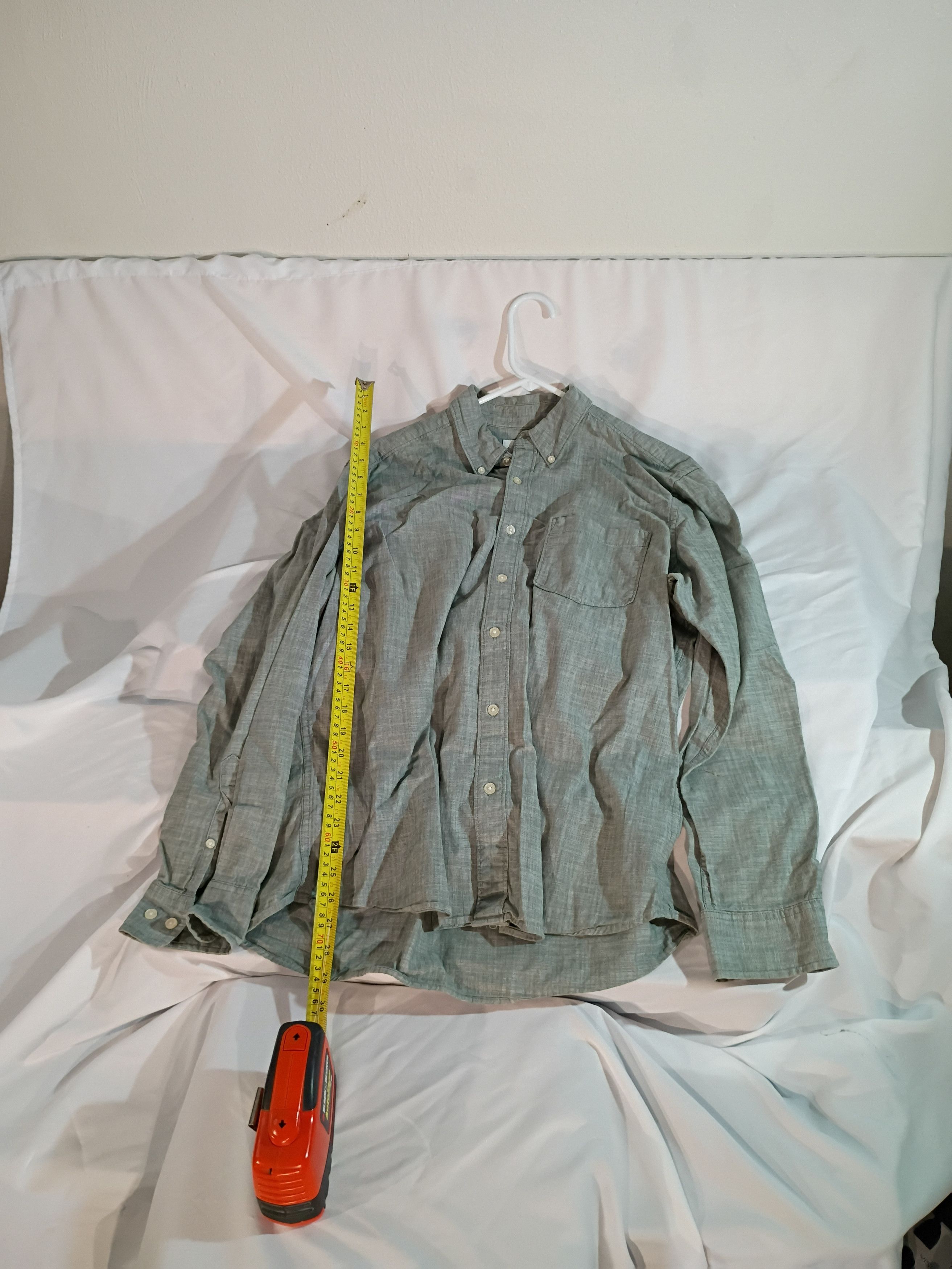Sonoma Men's Sonoma Button Up Long Sleeve Shirt, Green/Size L Size US L / EU 52-54 / 3 - 4 Thumbnail