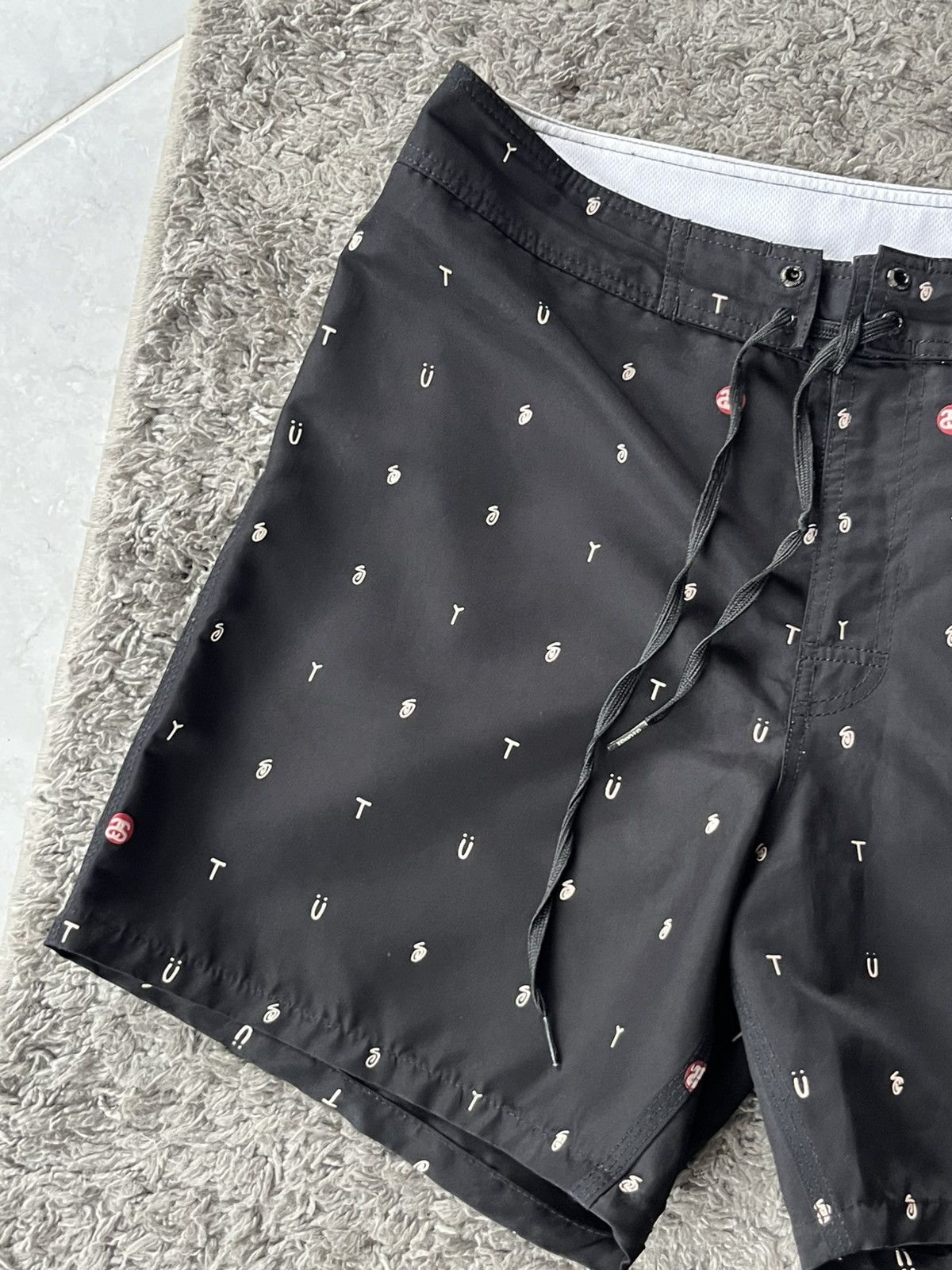 Stussy Vintage Cargo Shorts Stussy Monogram Streetwear Size US 34 / EU 50 - 4 Thumbnail