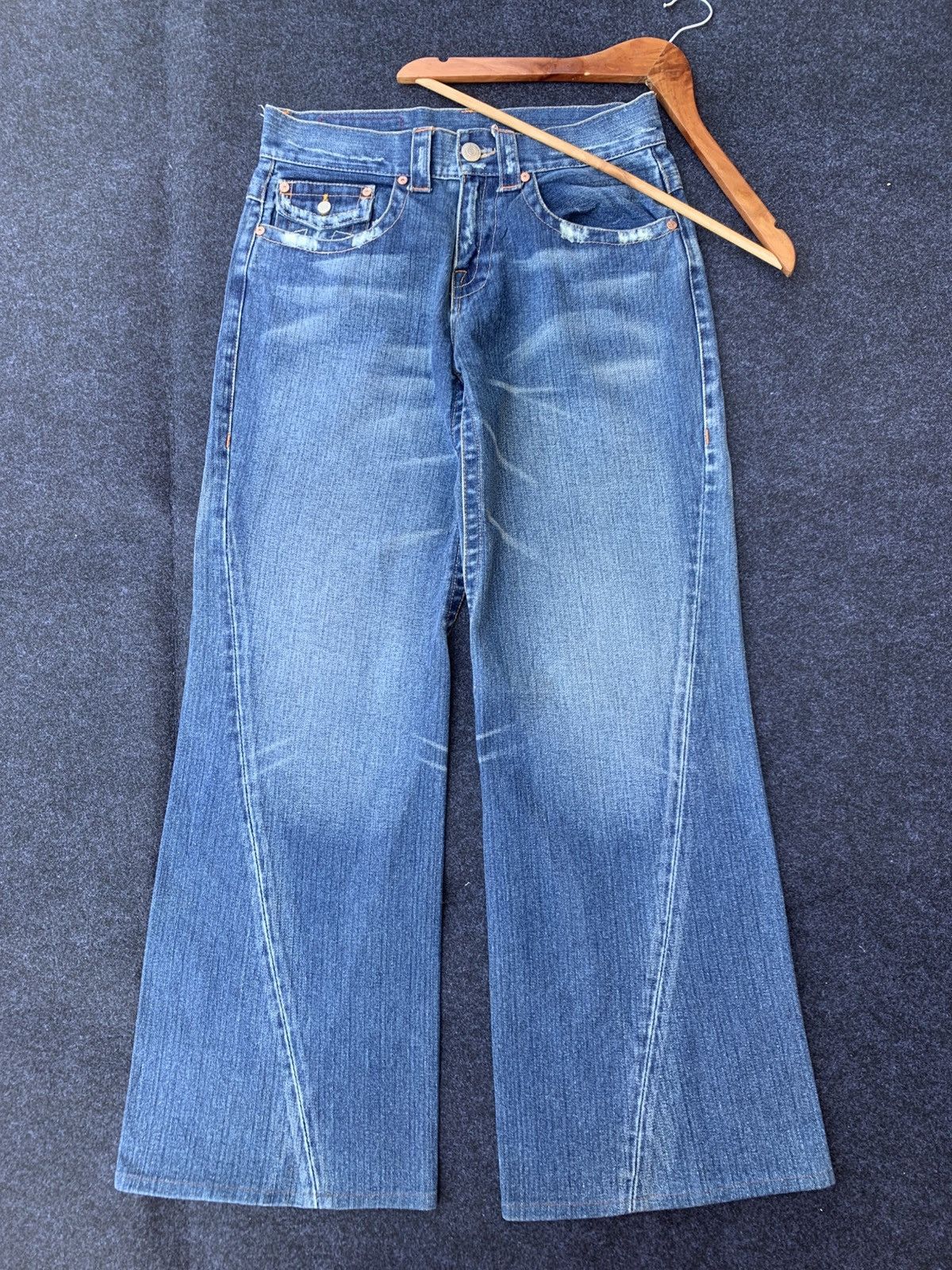 True Religion Vintage True Religion Made in USA Flare Jeans Size US 31 - 1 Thumbnail