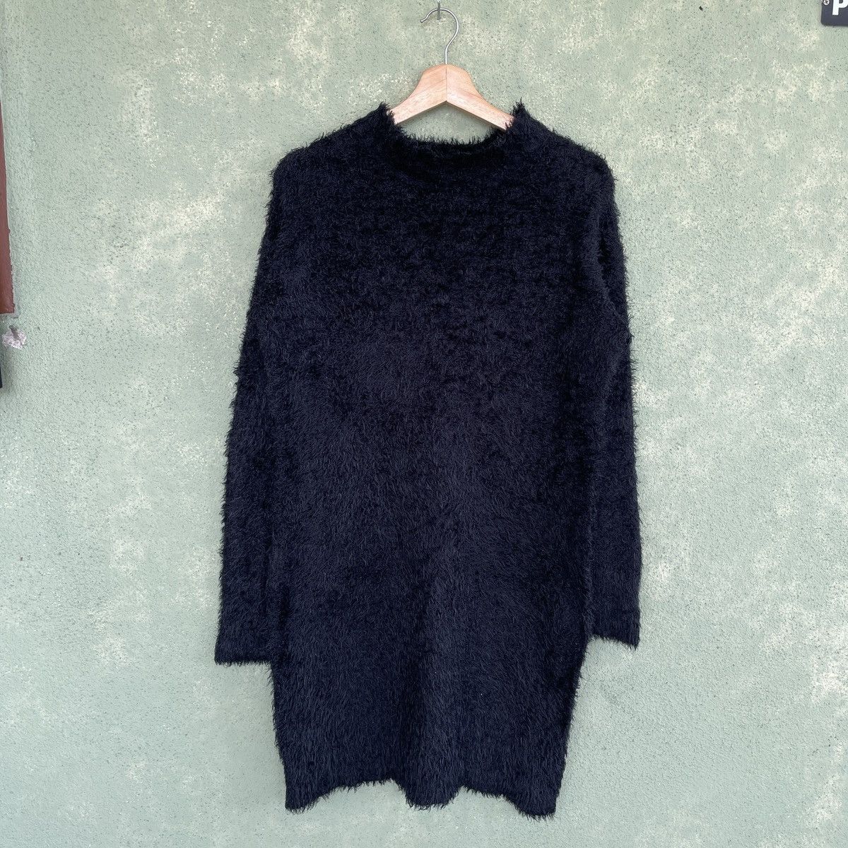 Japanese Brand Vintage Japanese Black Fur Shag Shaggy Long Knitwear Sweater Size US S / EU 44-46 / 1 - 1 Thumbnail