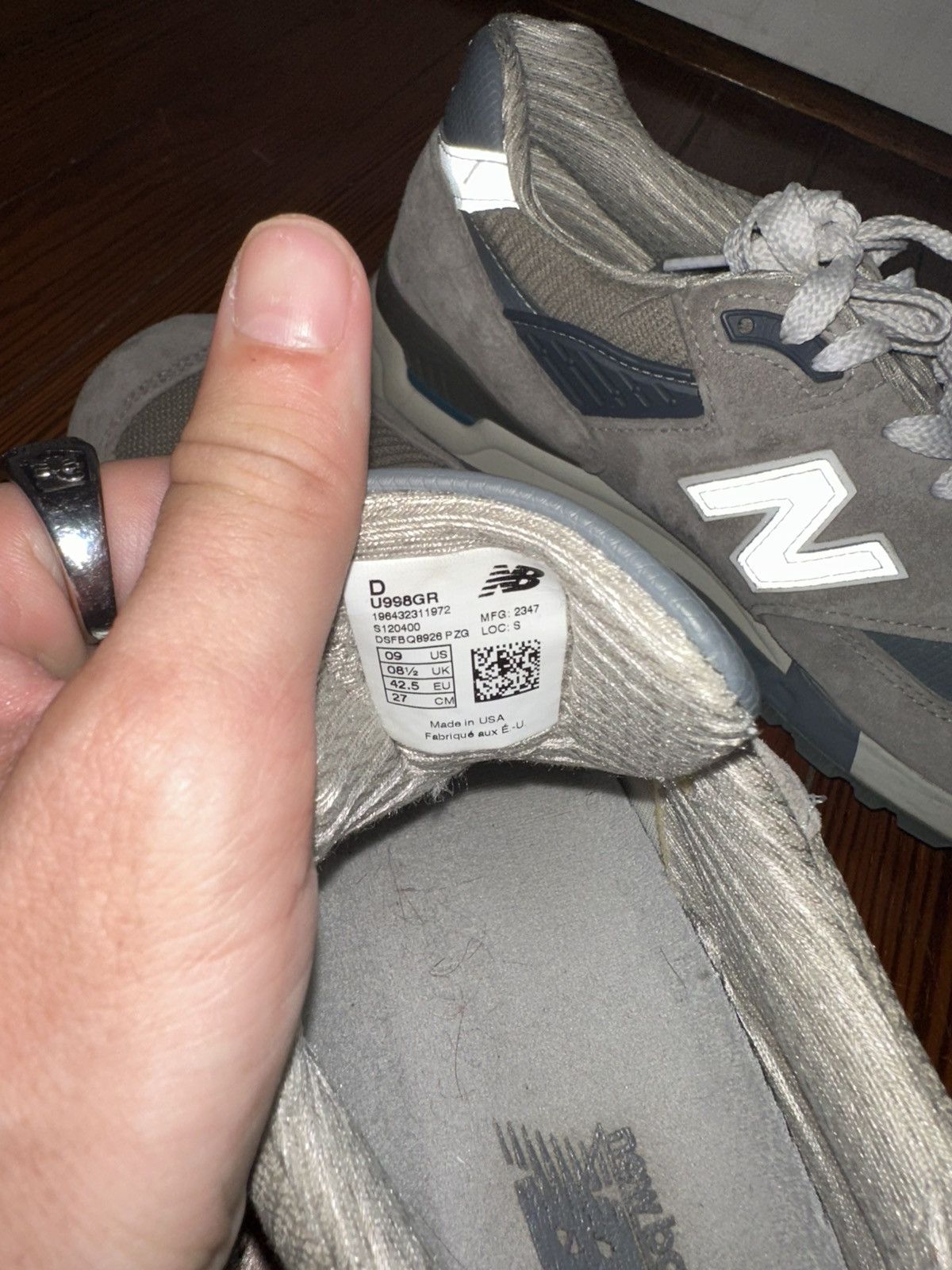 New Balance NB 998 Size US 9 / EU 42 - 3 Thumbnail