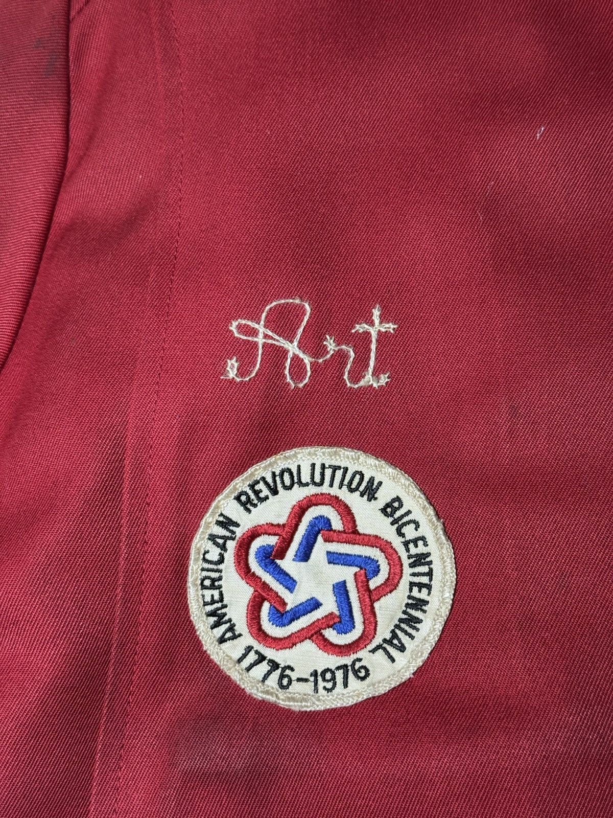 Vintage Vintage 70s Exxon Chain Stitched Art Union Made Jacket Size US L / EU 52-54 / 3 - 3 Thumbnail