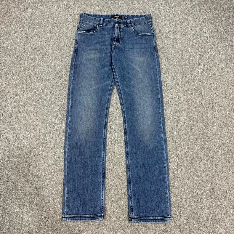 Fendi Fendi Double F Embroidery Denim Jeans - dmc Size US 32 / EU 48 - 1 Thumbnail