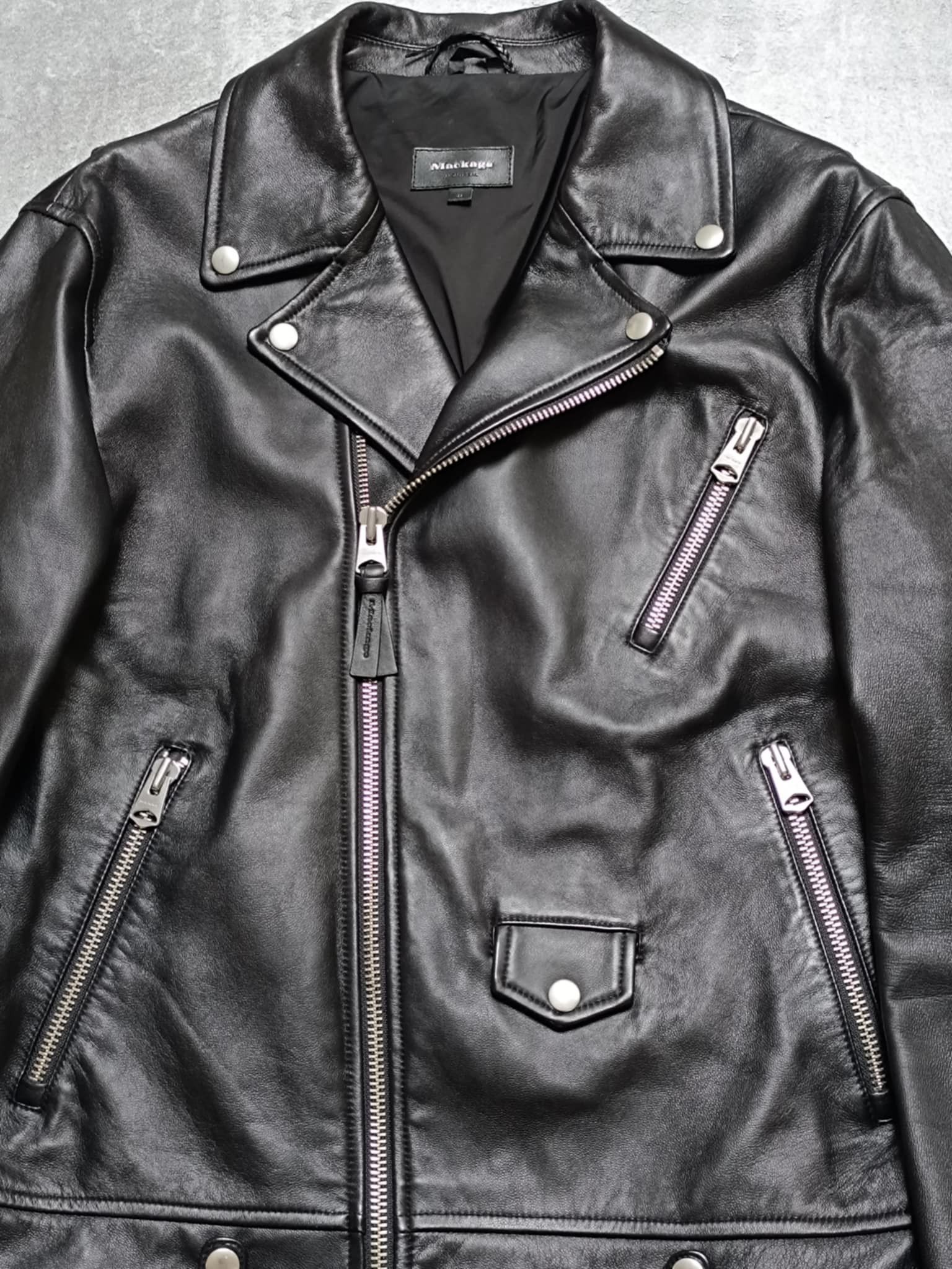 Mackage Mackage Finn Leather Biker Motorcycle Jacket Size US S / EU 44-46 / 1 - 2 Thumbnail