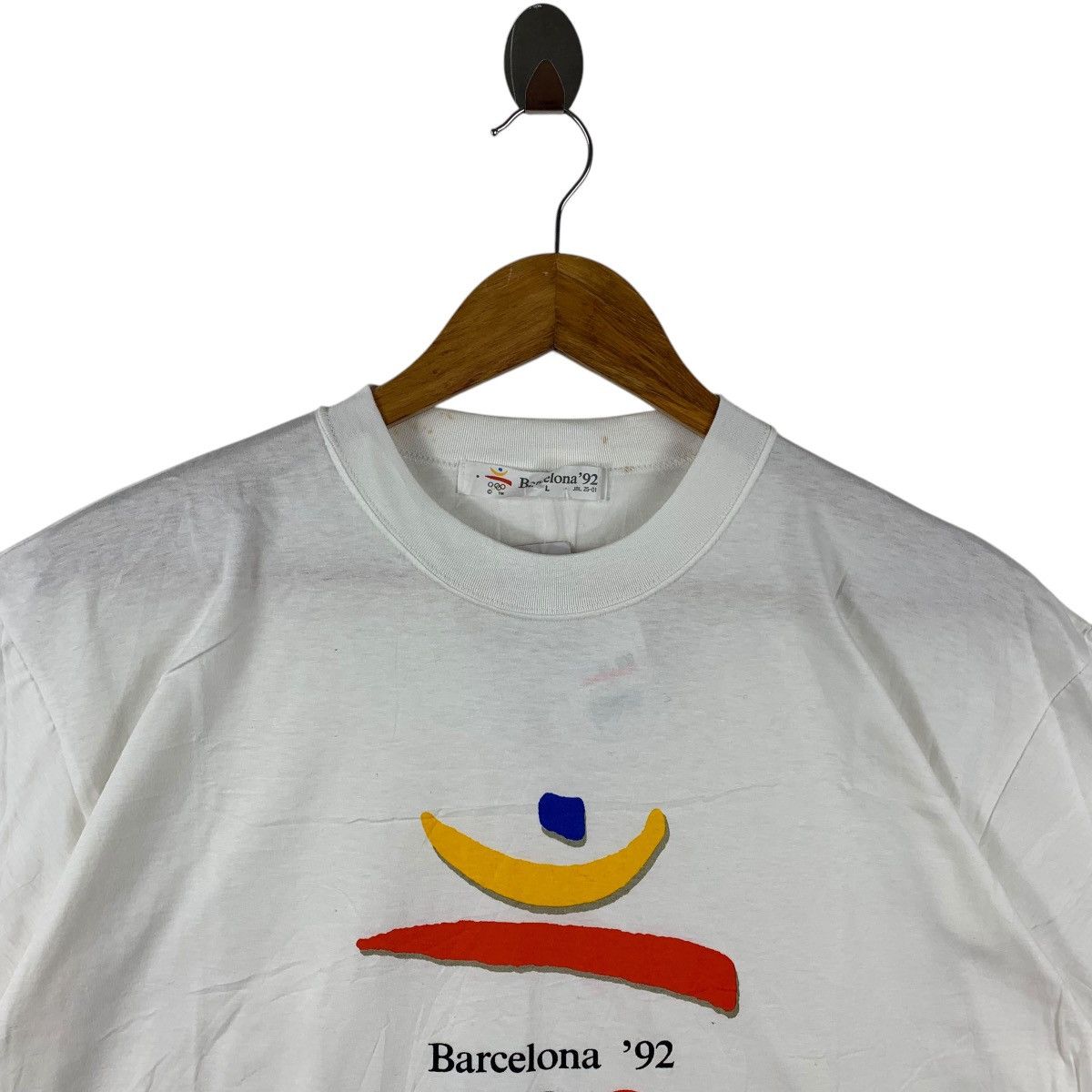 USA Olympics × Vintage Vintage deadstock OLYMPIC BARCELONA 1992 Men Tees Size US L / EU 52-54 / 3 - 2 Thumbnail