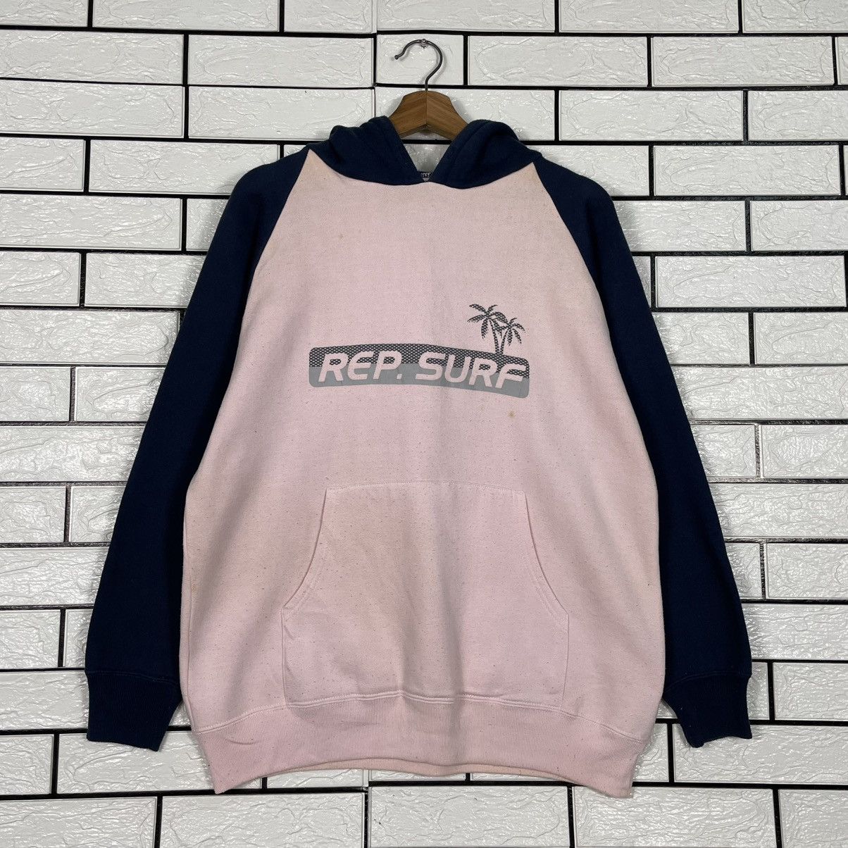 Japanese Brand Plevo Rep Surf Two Tone Pullover Hoodie Size US L / EU 52-54 / 3 - 10 Thumbnail