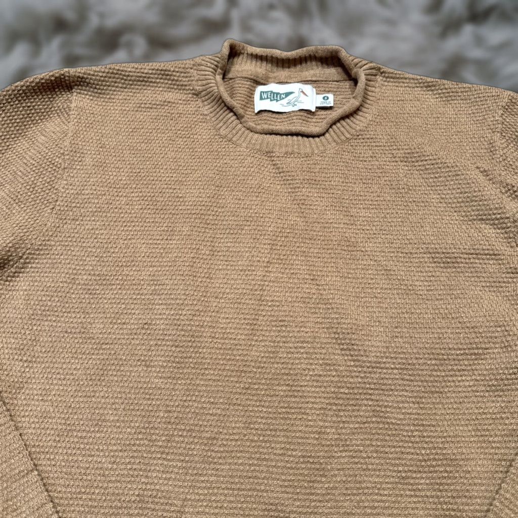 Vintage Wellen Sweater Mens S Grain Neutral Huckberry Organic Cotton Cashmere Roll Neck Beige Pullover Mens Size S Size US S / EU 44-46 / 1 - 1 Thumbnail
