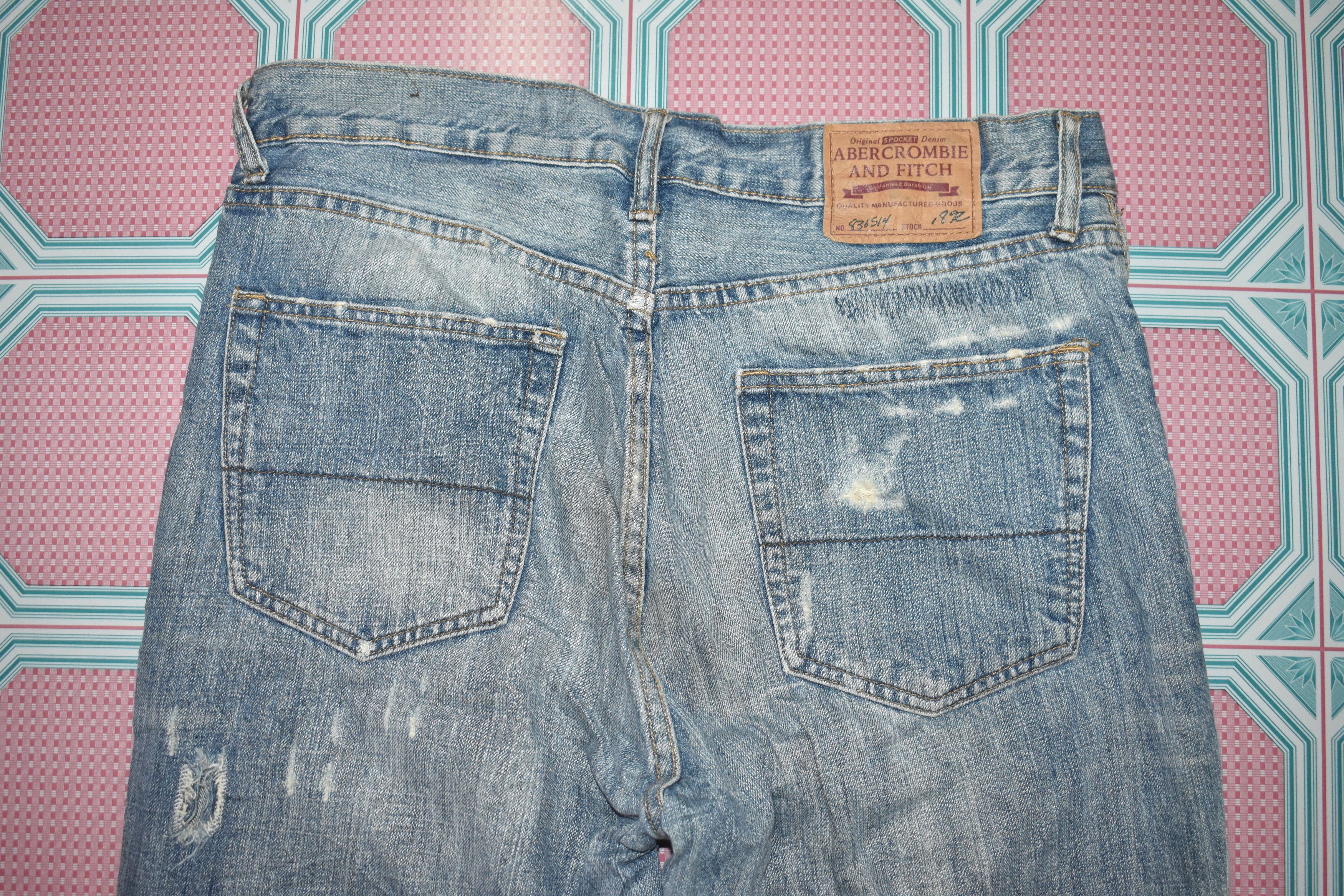 Abercrombie & Fitch Flared Abercrombie & Fitch New York Distressed Denim Size US 34 / EU 50 - 8 Thumbnail