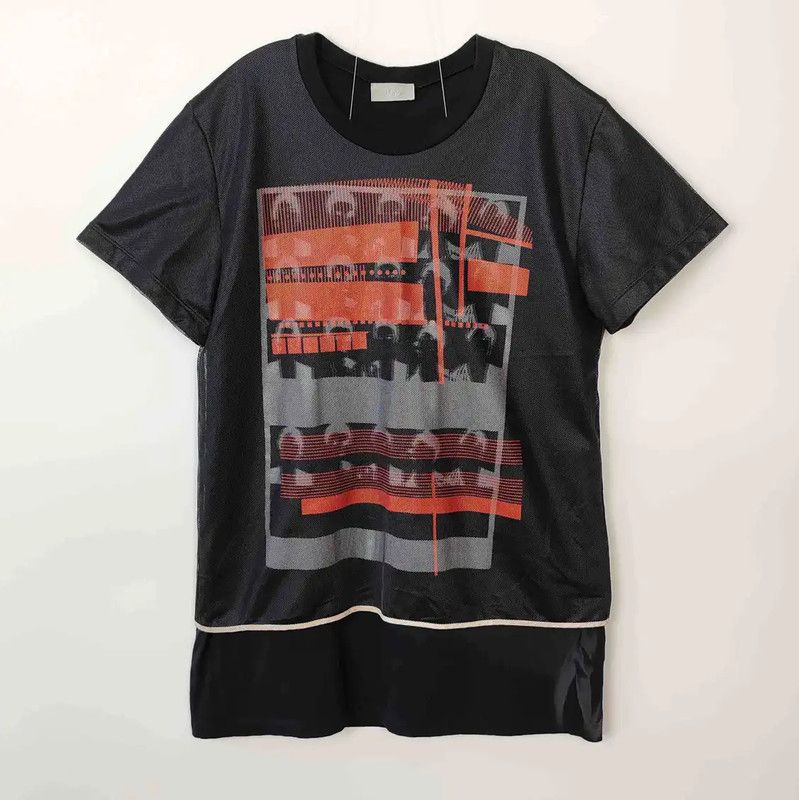 Dior Dior Black Cotton Graphic T-Shirt 0089 Size US S / EU 44-46 / 1 - 1 Thumbnail