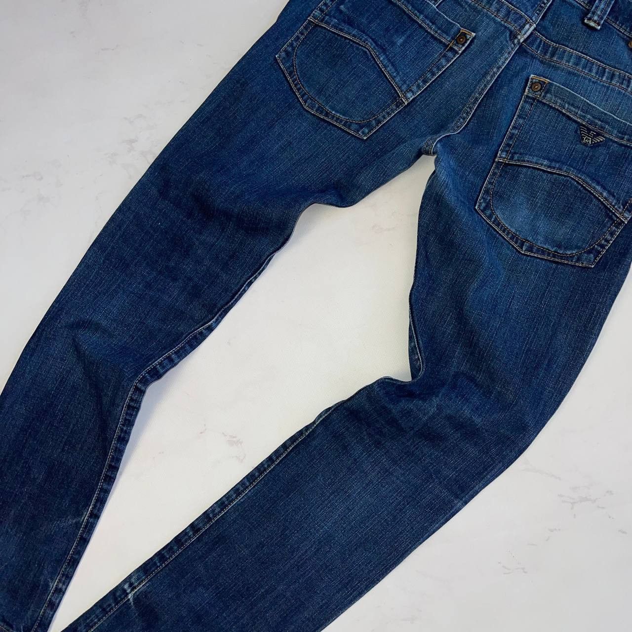 Armani Armani Metal Logo Jeans denim pants vintage y2k streetwear Size US 31 - 9 Thumbnail
