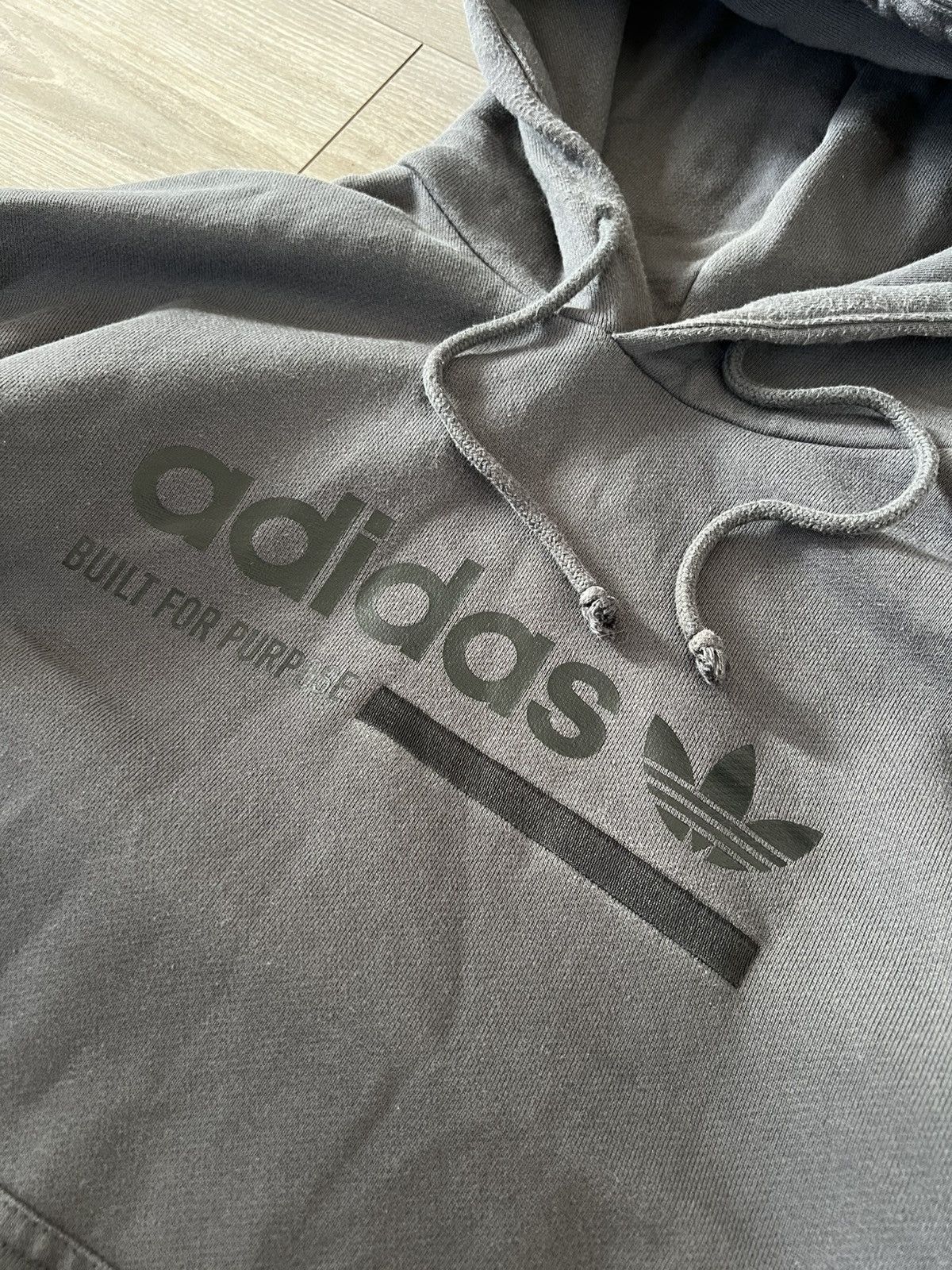 Adidas Adidas EQT Kaval Graphic Grey Premium Overprinted Hoodie Size US M / EU 48-50 / 2 - 8 Thumbnail