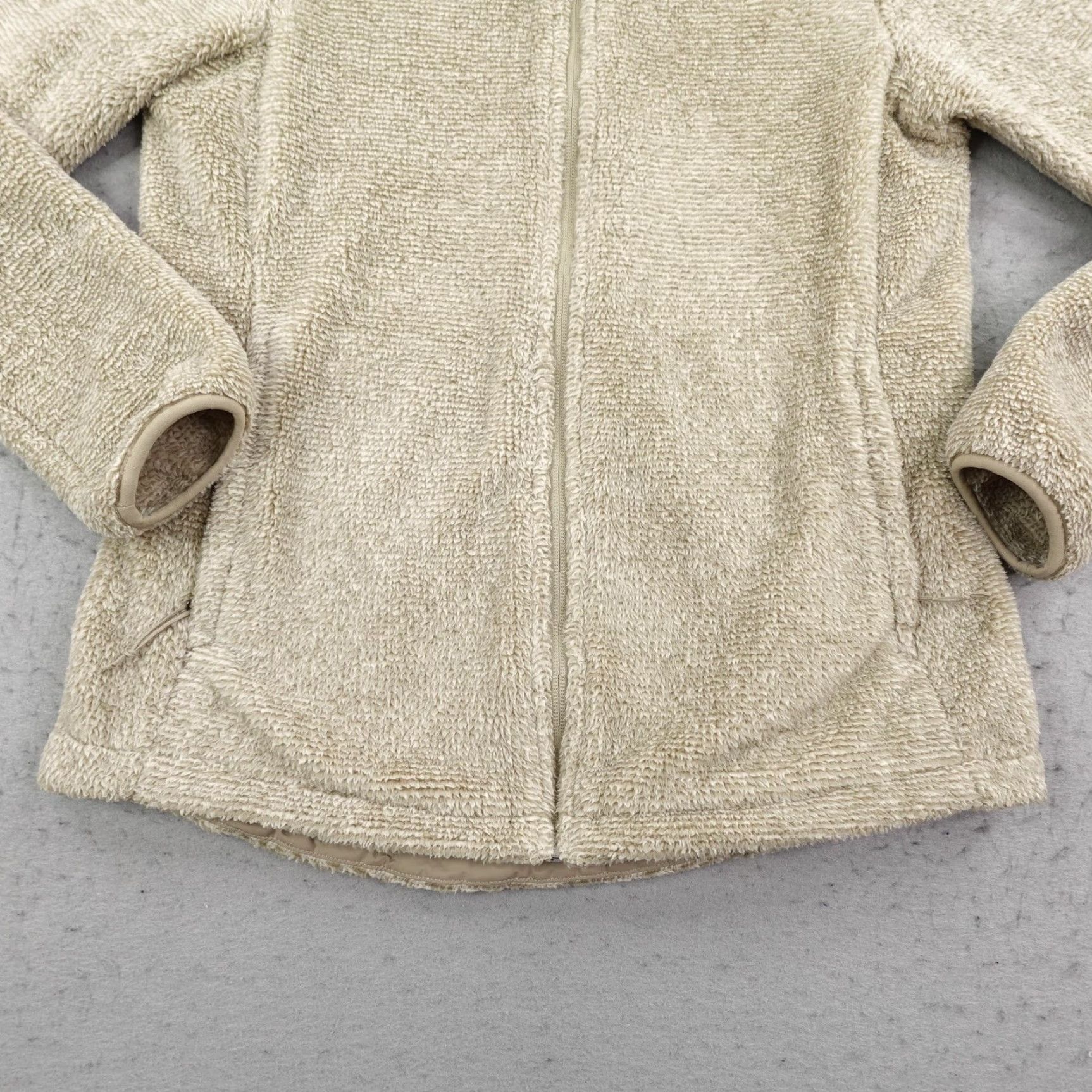 The North Face The North Face Jacket Womens Medium Beige Osito Sherpa Fleece Full Zip Up High Pile Size M / US 6-8 / IT 42-44 - 4 Thumbnail