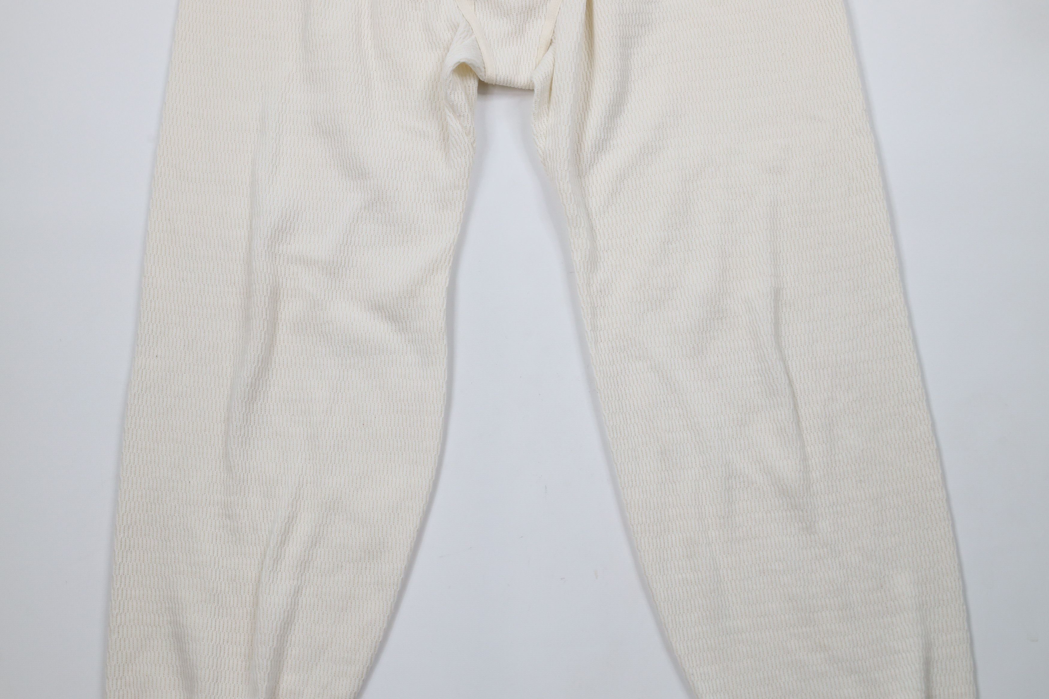 Hanes × Vintage Vintage 70s Hanes Waffle Knit Cuffed Joggers Pants USA Size US 42 / EU 58 - 3 Thumbnail