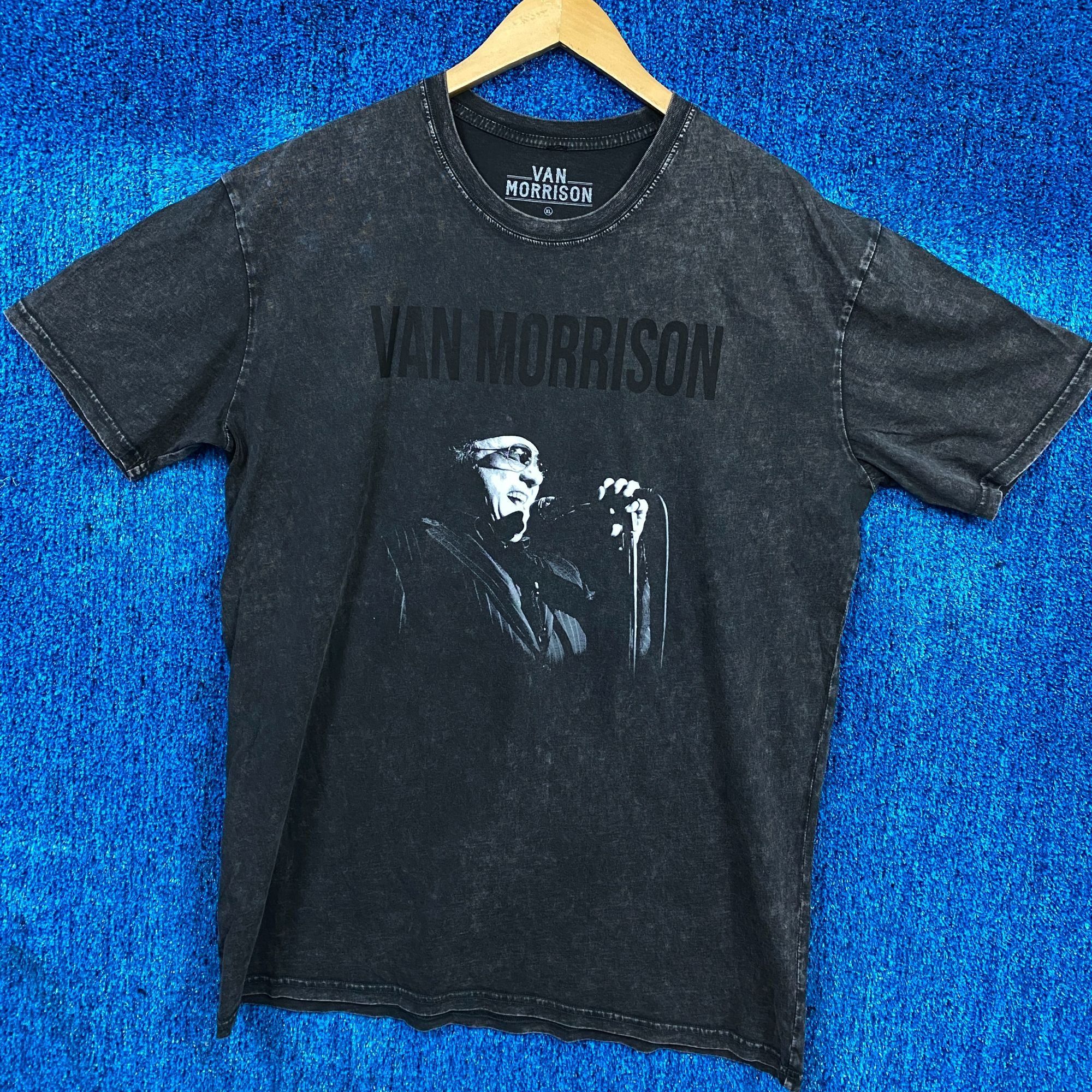 Band Tees Van Morrison Performing Live Show Folk Rock Legend Tee XL Size US XL / EU 56 / 4 - 3 Thumbnail