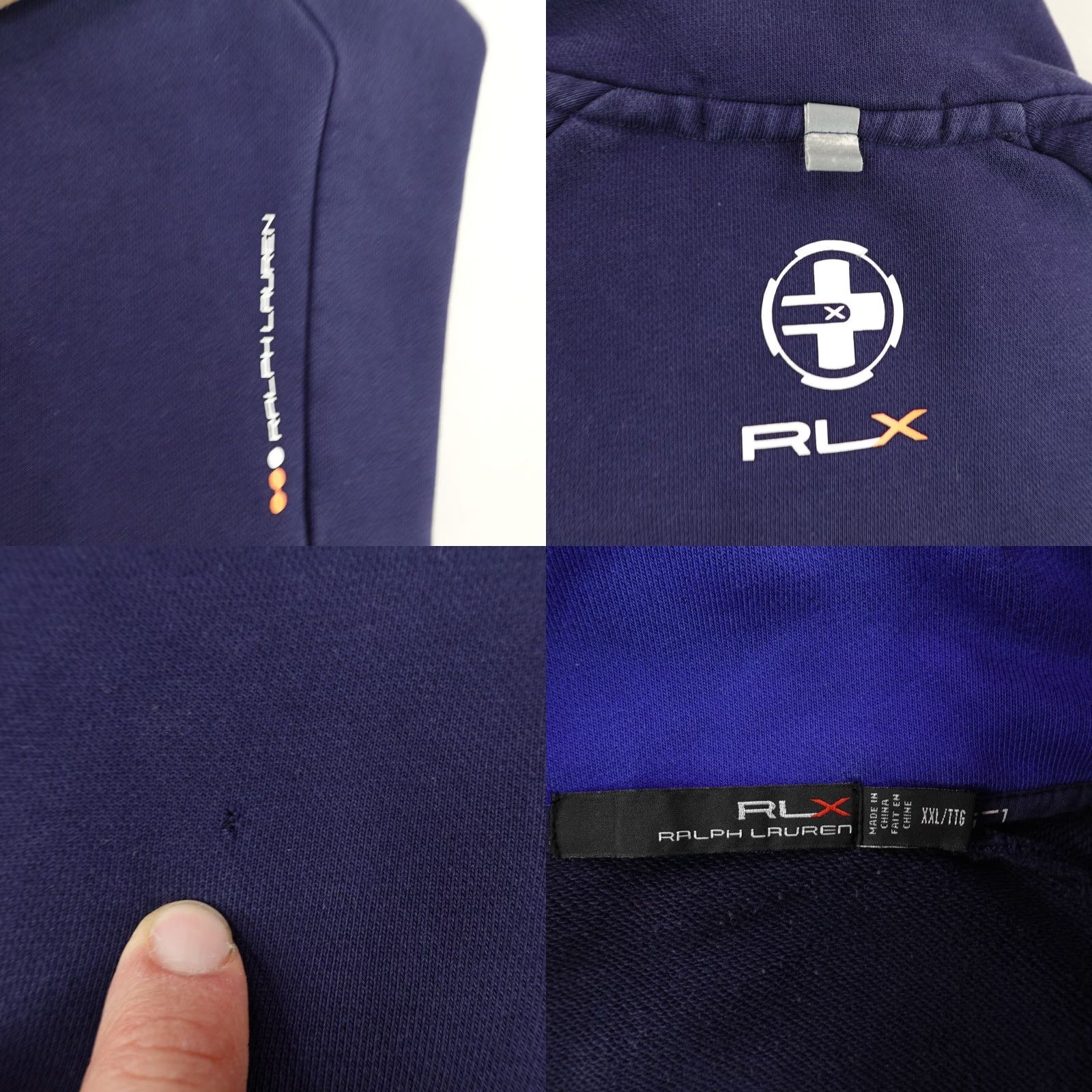 Ralph Lauren VINTAGE Ralph Lauren RLX Sweater Mens XXL Blue Nautical 1/4 Zip Pullover Regular Fit Size US XXL / EU 58 / 5 - 8 Thumbnail