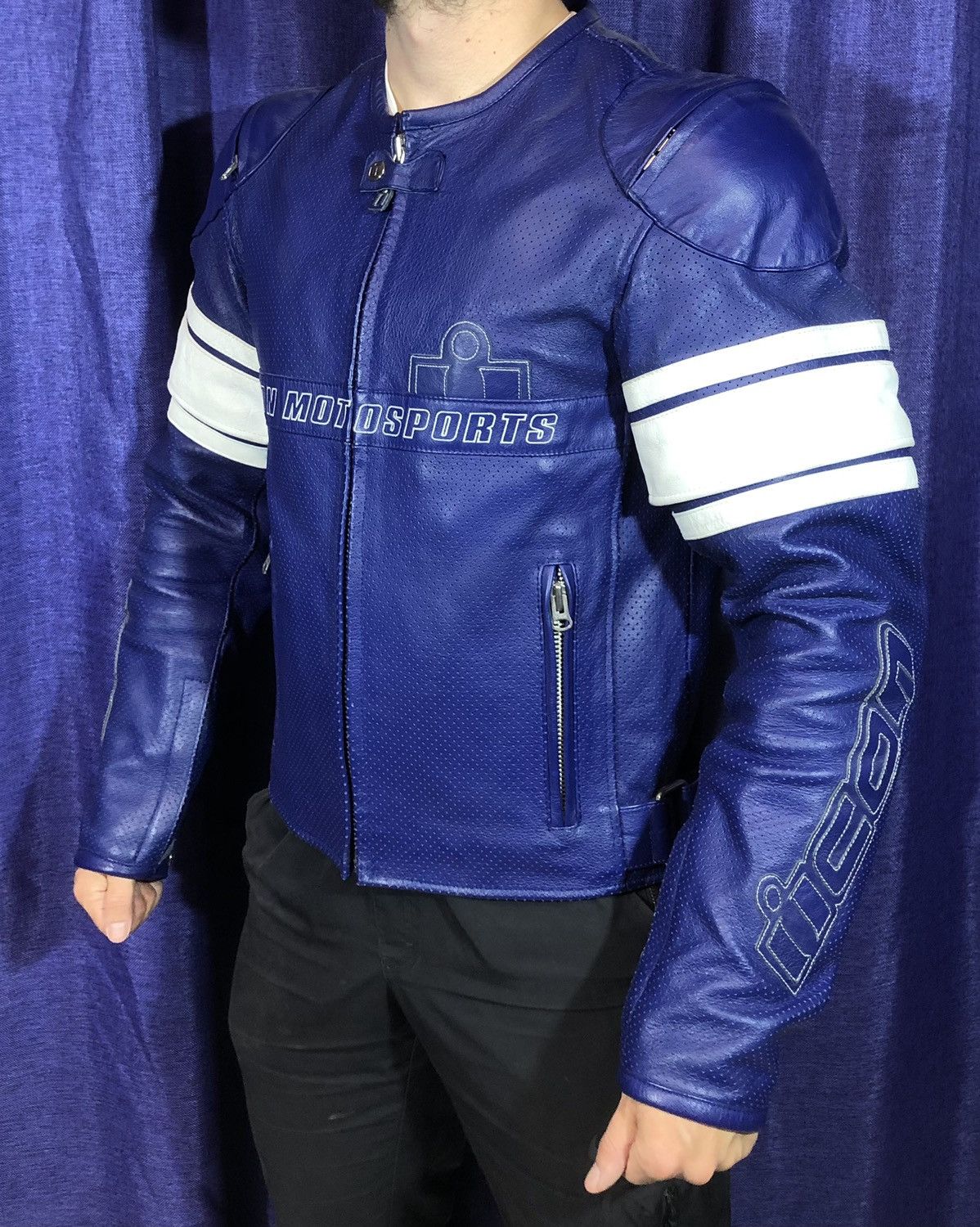 Dainese × Honda × Yamaha Icon motorcycle Leather Jacket Racing Size US M / EU 48-50 / 2 - 1 Thumbnail