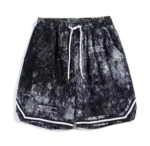 20SS Indigo Union Japan Black Splash Jersey Shorts