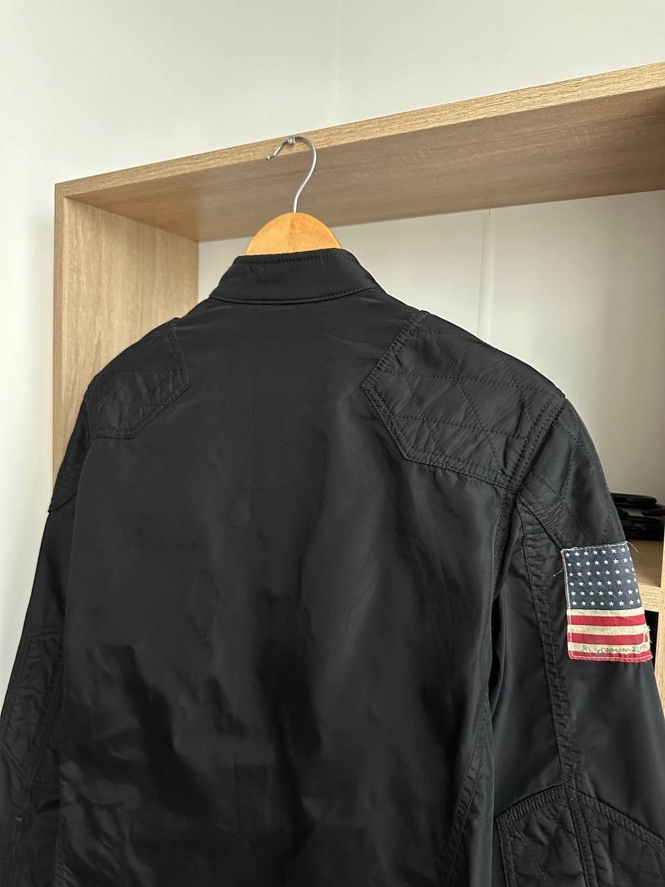 Polo Ralph Lauren × Vintage Vintage Ralph Lauren Denim Supply Black Motorcycle Jacket Size US M / EU 48-50 / 2 - 14 Thumbnail