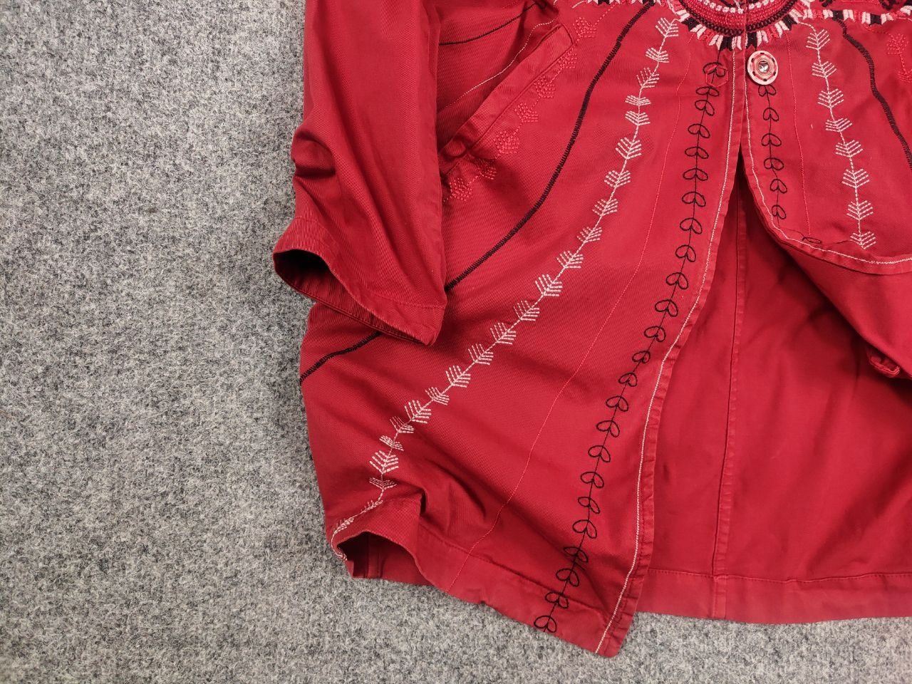 Other Bazar Deluxe Design embroidered logo Red Light Long Jacket Size M / US 6-8 / IT 42-44 - 6 Thumbnail