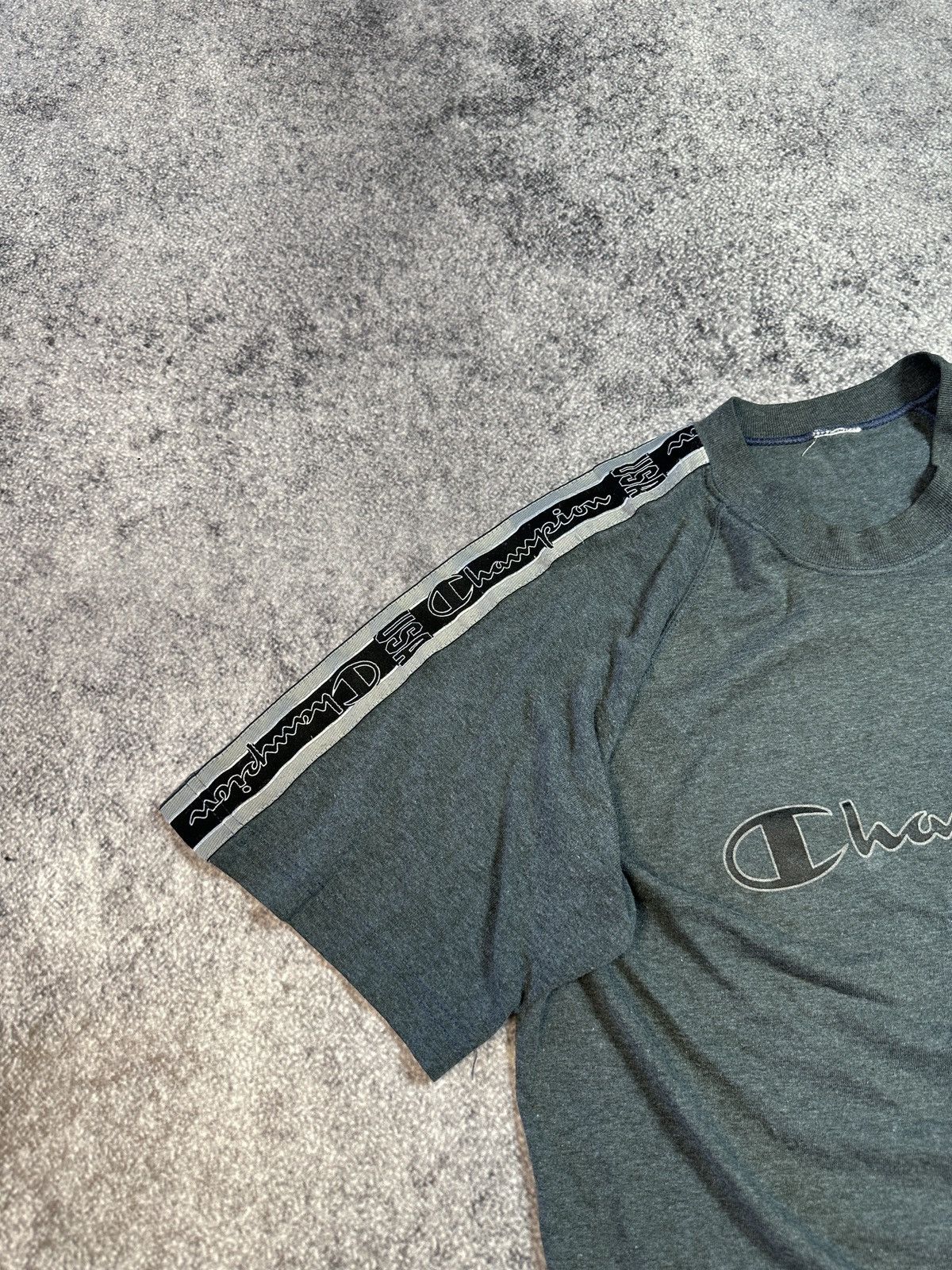 Champion × Vintage Champion USA Lampas Big Logo T-shirt Streetwear Rare M Style Size US M / EU 48-50 / 2 - 2 Thumbnail