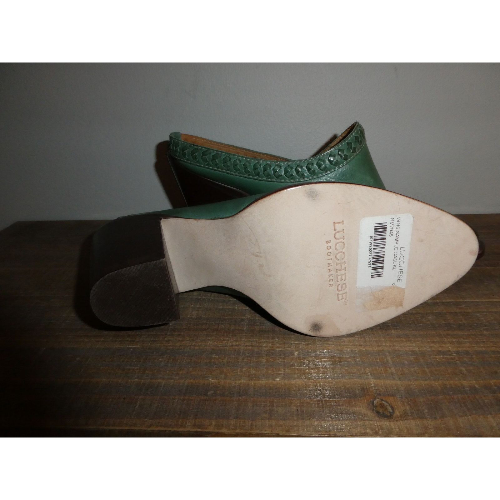 Lucchese Lucchese western mule, 7B, brand new, 3.5" heel, green Size US 7 / IT 37 - 4 Thumbnail