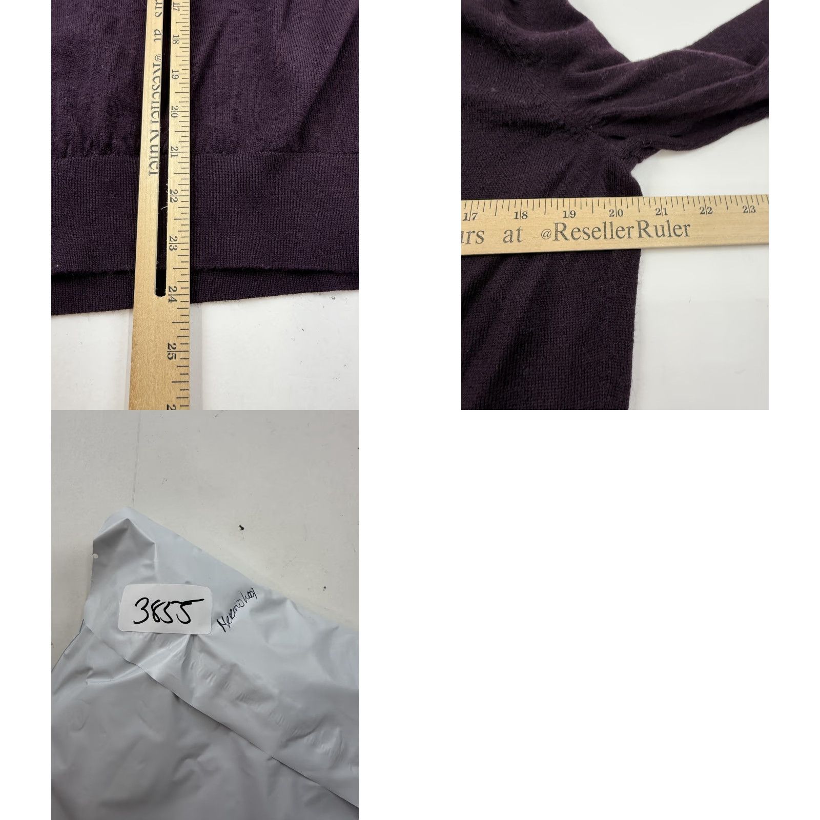 Nordstrom Nordstrom Mens Large Purple Merino Wool Crewneck Knit Pullover Sweater Casual Size US L / EU 52-54 / 3 - 9 Thumbnail