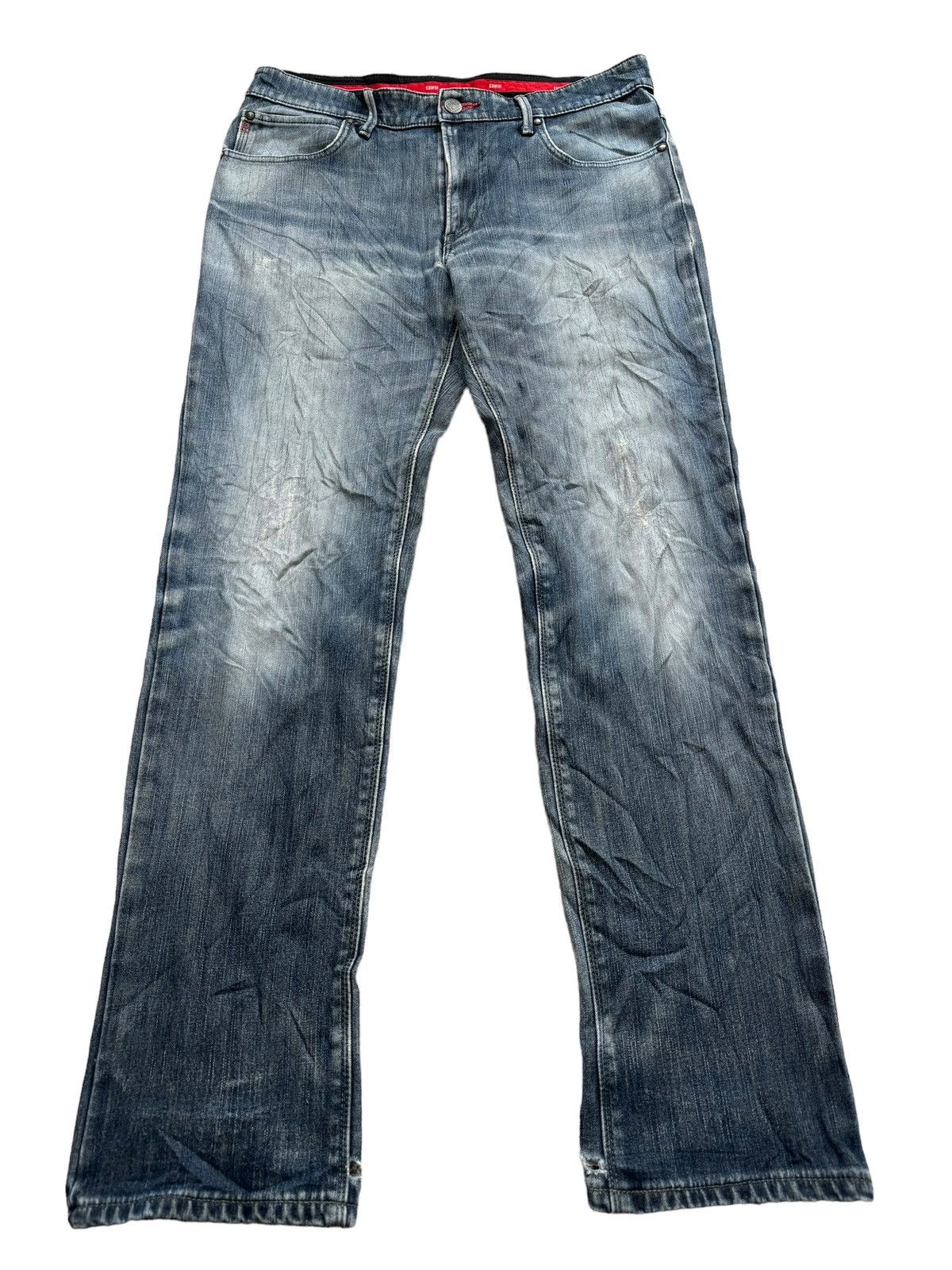 Edwin Vintage Edwin 503 Wild Fire Jeans Blue Fade jeans Size US 35 - 3 Thumbnail