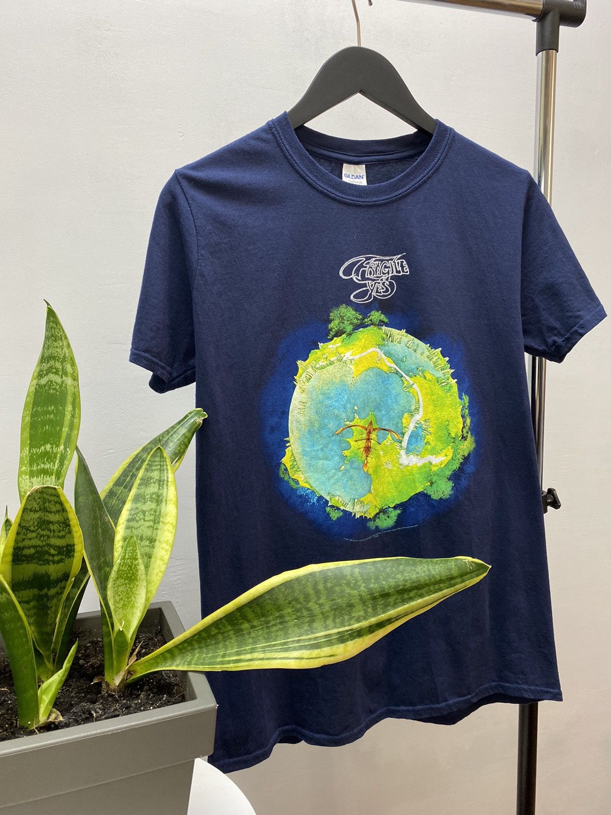 Band Tees × Vintage Yes Band T Shirt Fragile Album Promo Men’s M Navy Size US M / EU 48-50 / 2 - 3 Thumbnail