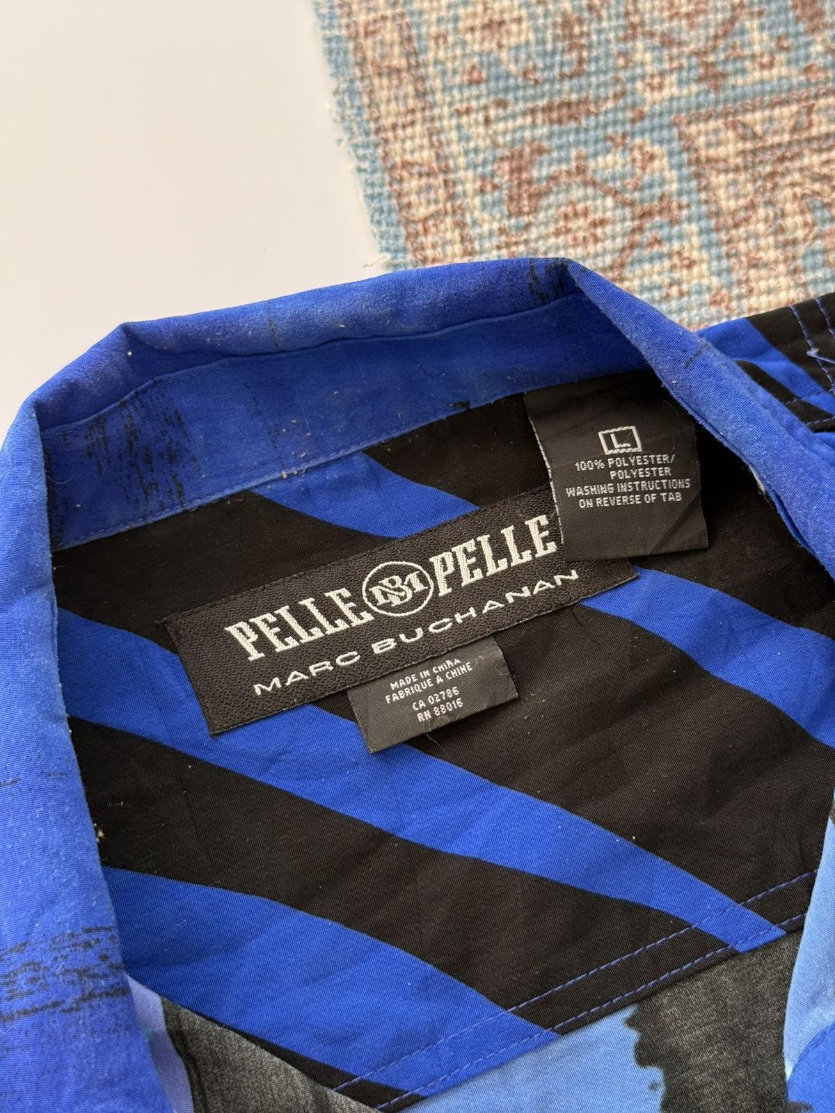 Marc Buchanan Rare Pelle Pelle Marc Buchanan Vintage Shirt Size US L / EU 52-54 / 3 - 7 Thumbnail