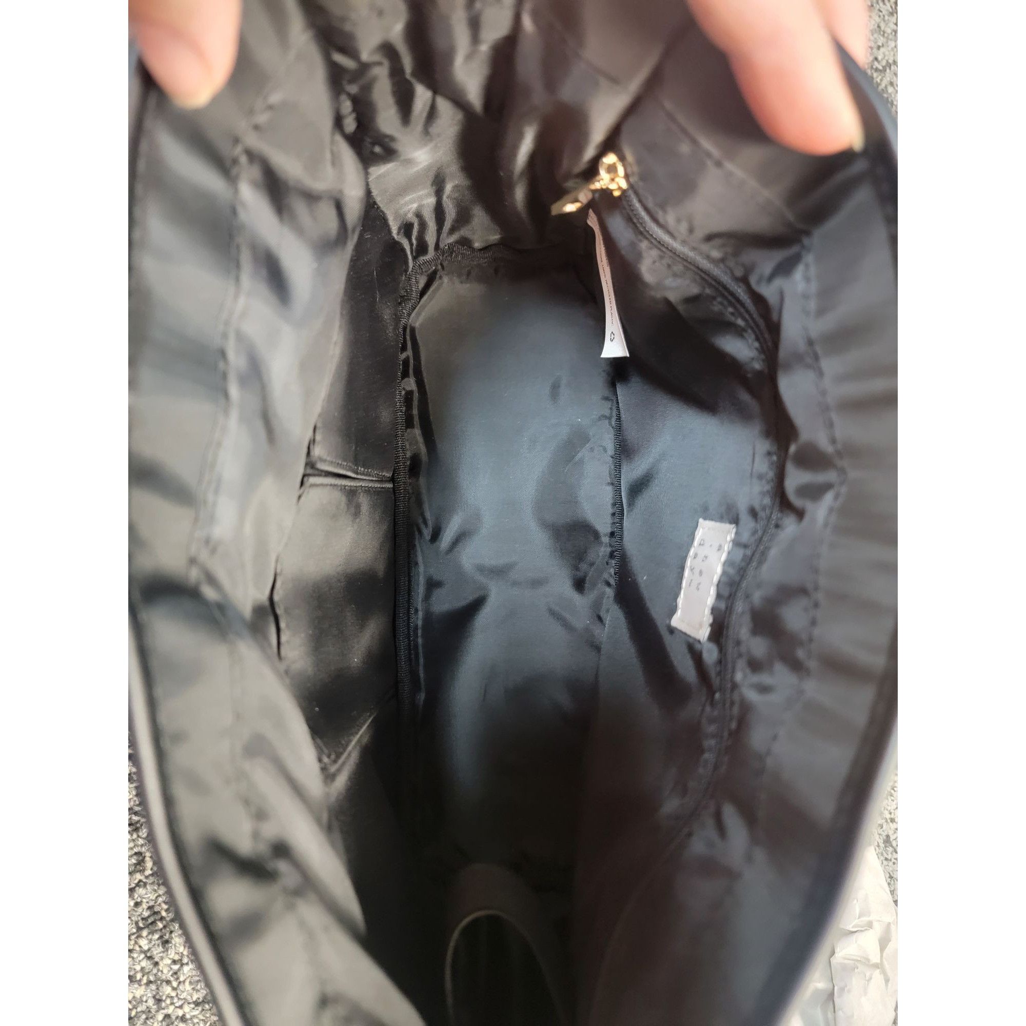 Other A new Day Black Nylon Travel Pouch Organizer With Zipper & M Size ONE SIZE - 5 Thumbnail
