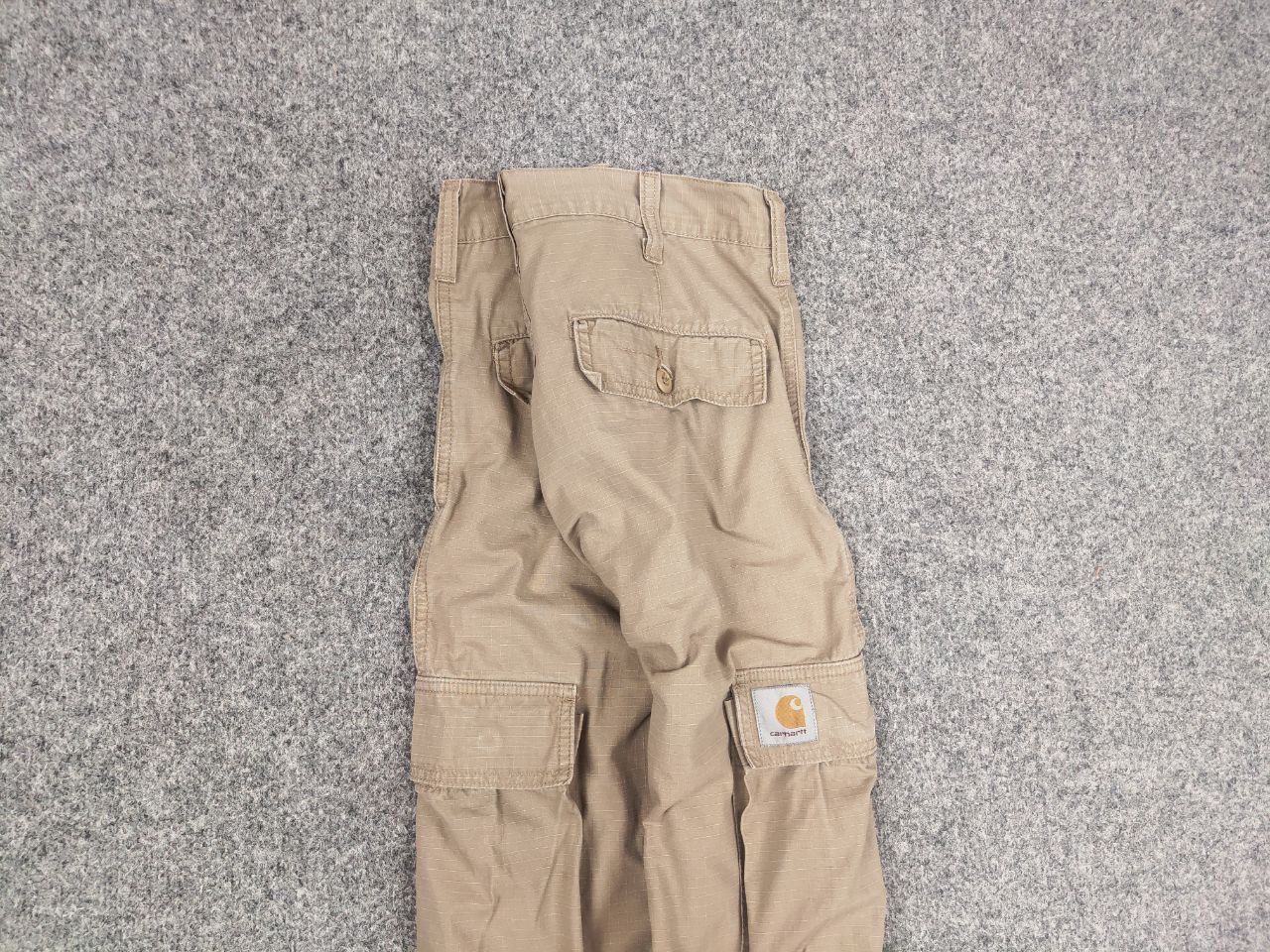 Carhartt Vintage Carhartt Wip Regular Lear Beige Cargo Pants Size US 30 / EU 46 - 4 Thumbnail