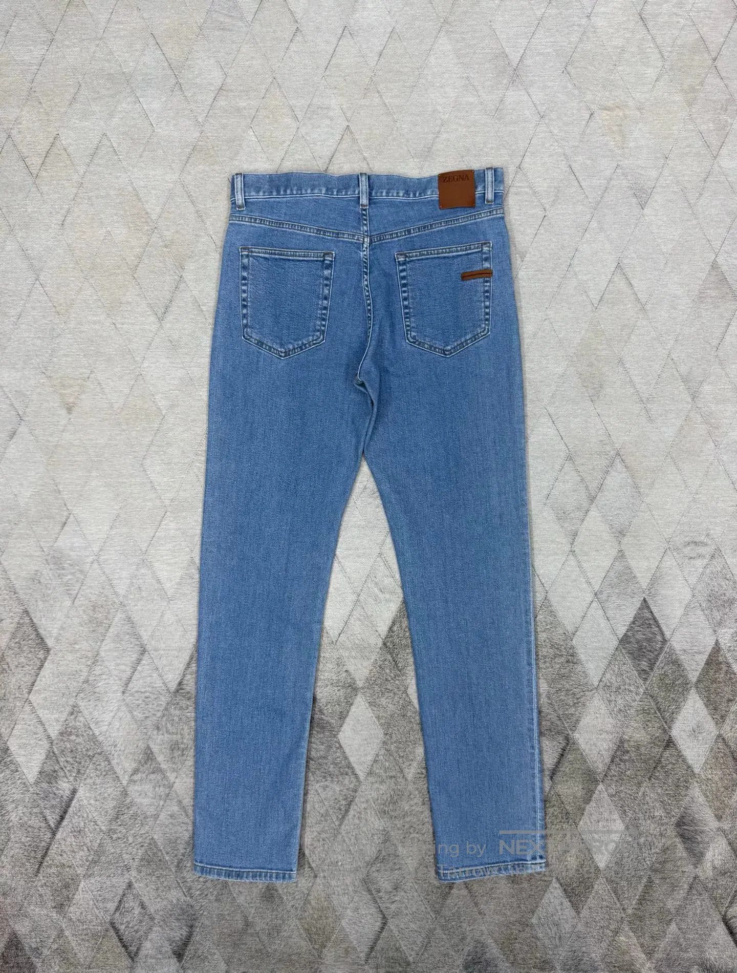 Ermenegildo Zegna Ermenegildo Zegna Light Blue Stretch Jeans. Size US 36 / EU 52 - 5 Thumbnail