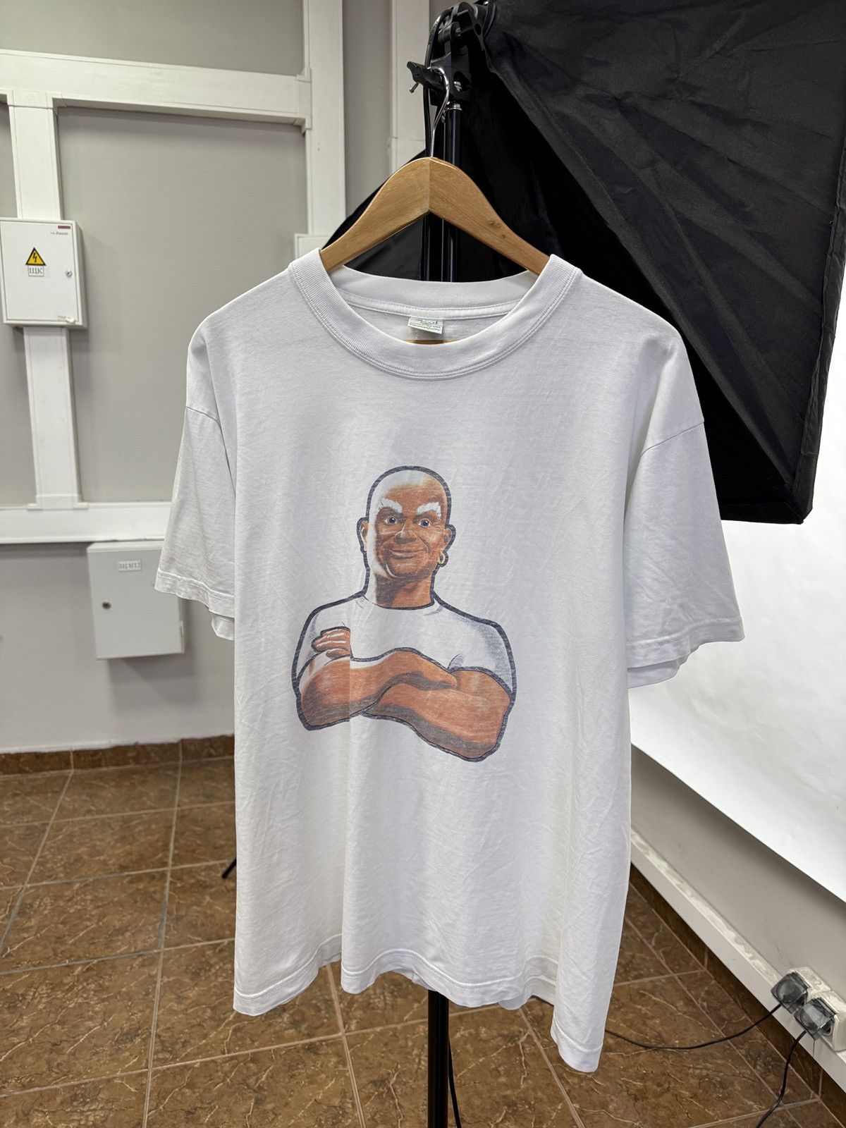 Vintage 🇺🇸 Vintage 90s Mr Clean Proper Humor Y2K T-Shirt Rare Retro Size US L / EU 52-54 / 3 - 1 Thumbnail
